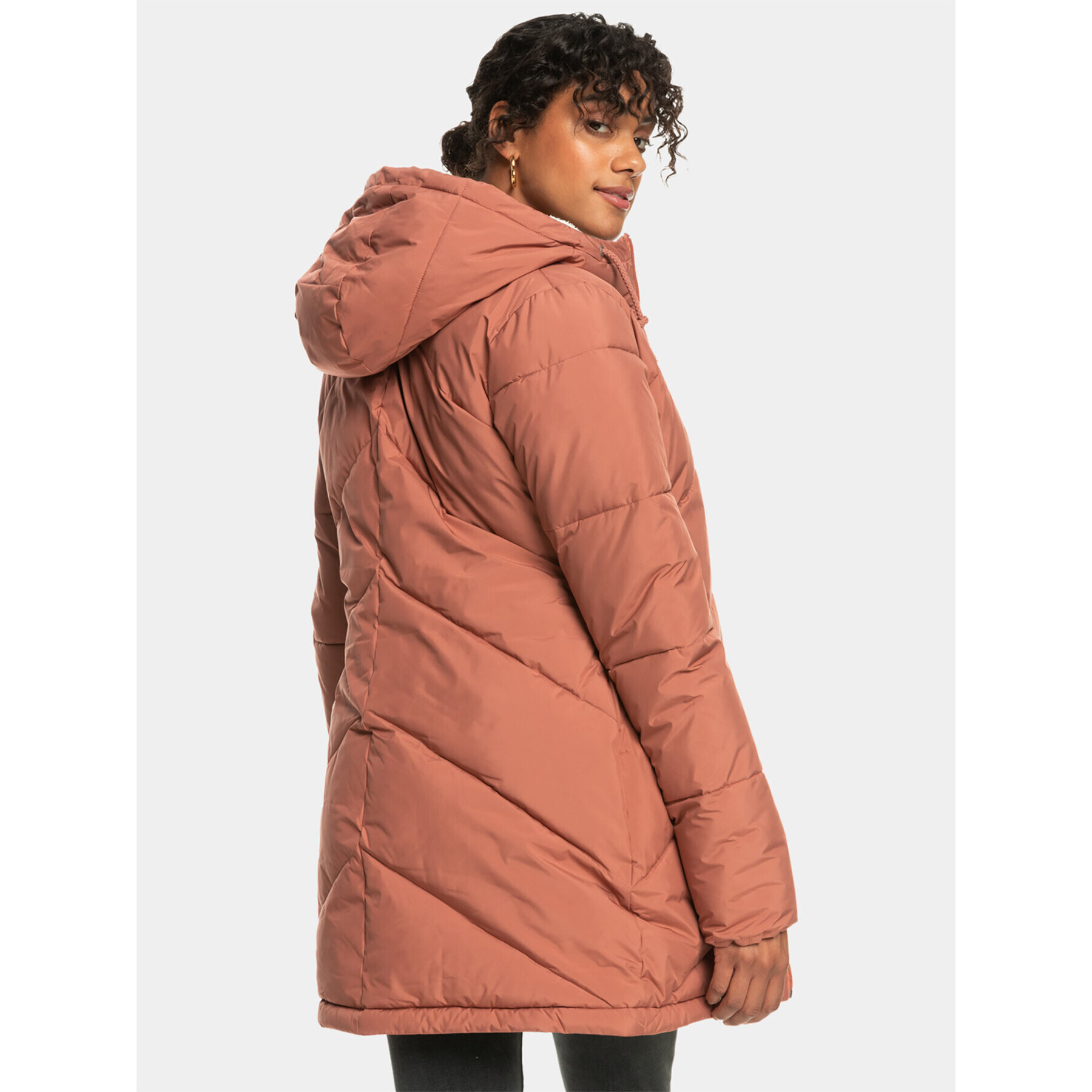 Roxy Vatovaná bunda Better Weather Jckt ERJJK03567 Oranžová Regular Fit - Pepit.cz