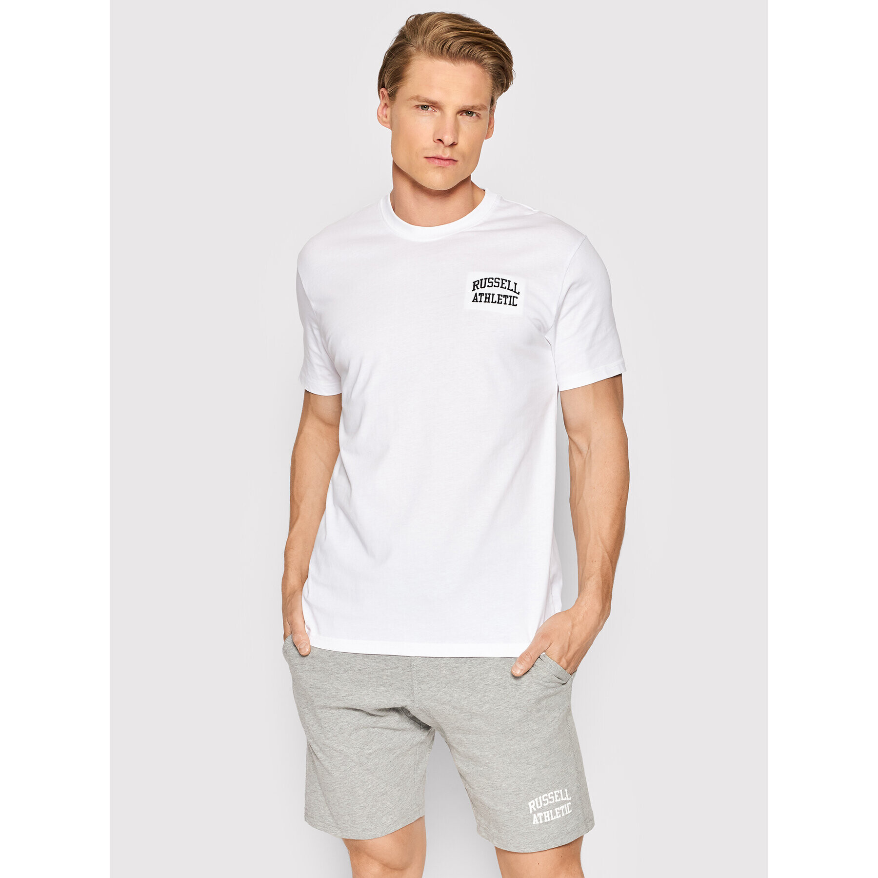 Russell Athletic T-Shirt Al E26051 Bílá Relaxed Fit - Pepit.cz