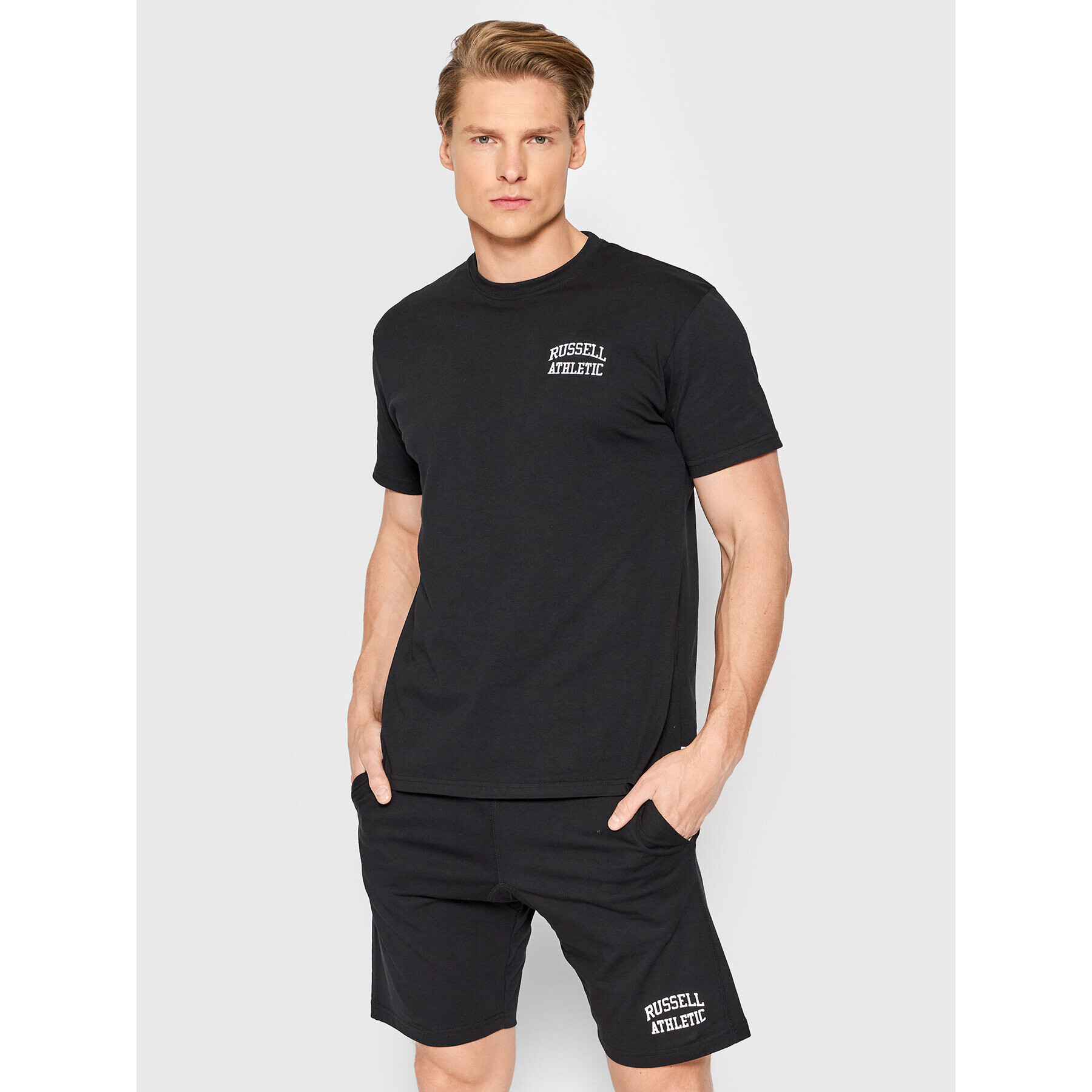 Russell Athletic T-Shirt Al E26051 Černá Relaxed Fit - Pepit.cz