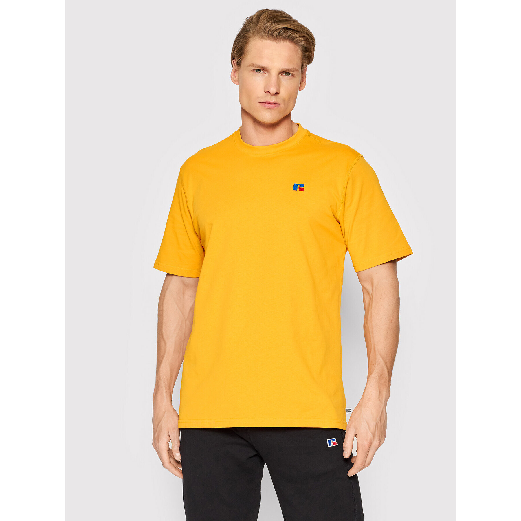 Russell Athletic T-Shirt Baseliners E26081 Oranžová Relaxed Fit - Pepit.cz