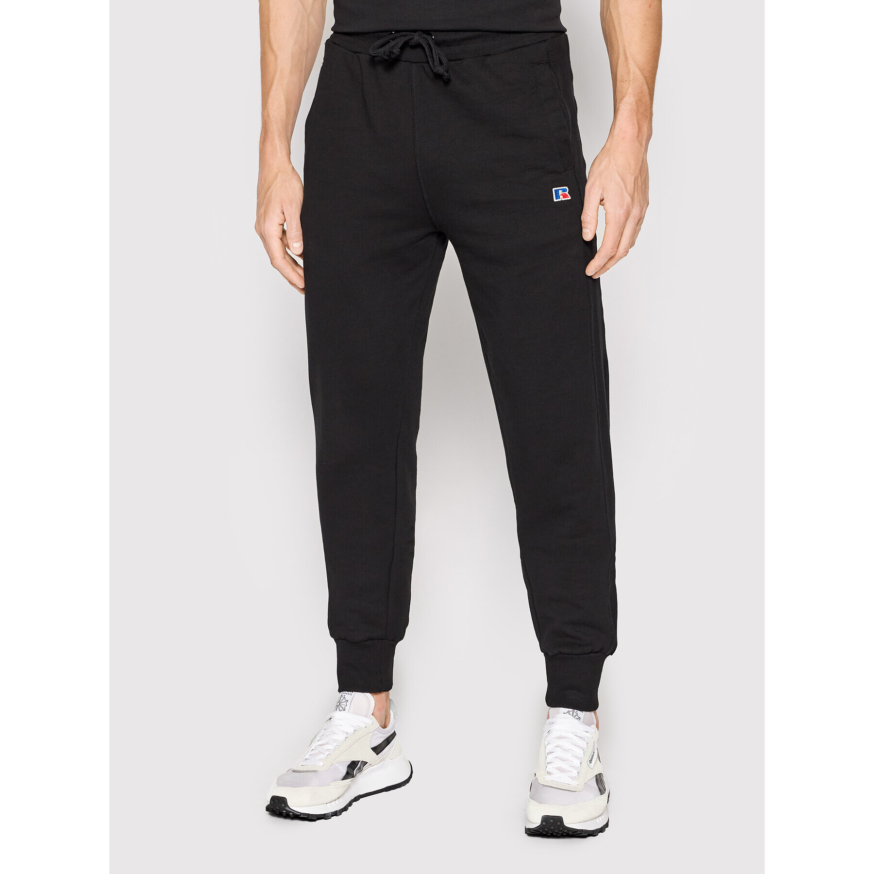 Russell Athletic Teplákové kalhoty Ernest E26151 Černá Regular Fit - Pepit.cz