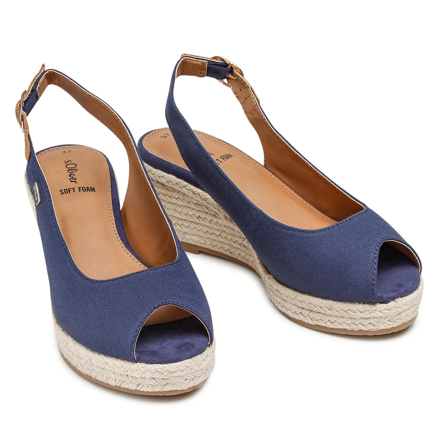 s.Oliver Espadrilky 5-29600-28 Tmavomodrá - Pepit.cz