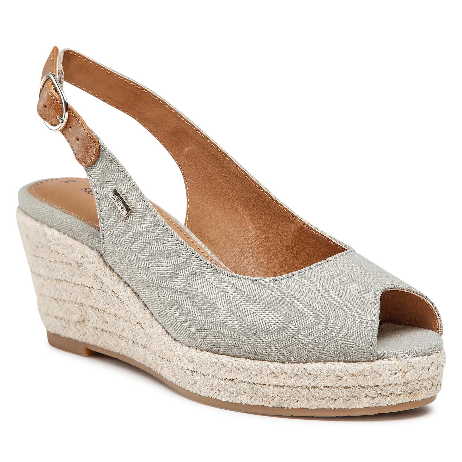 s.Oliver Espadrilky 5-29600-28 Zelená - Pepit.cz