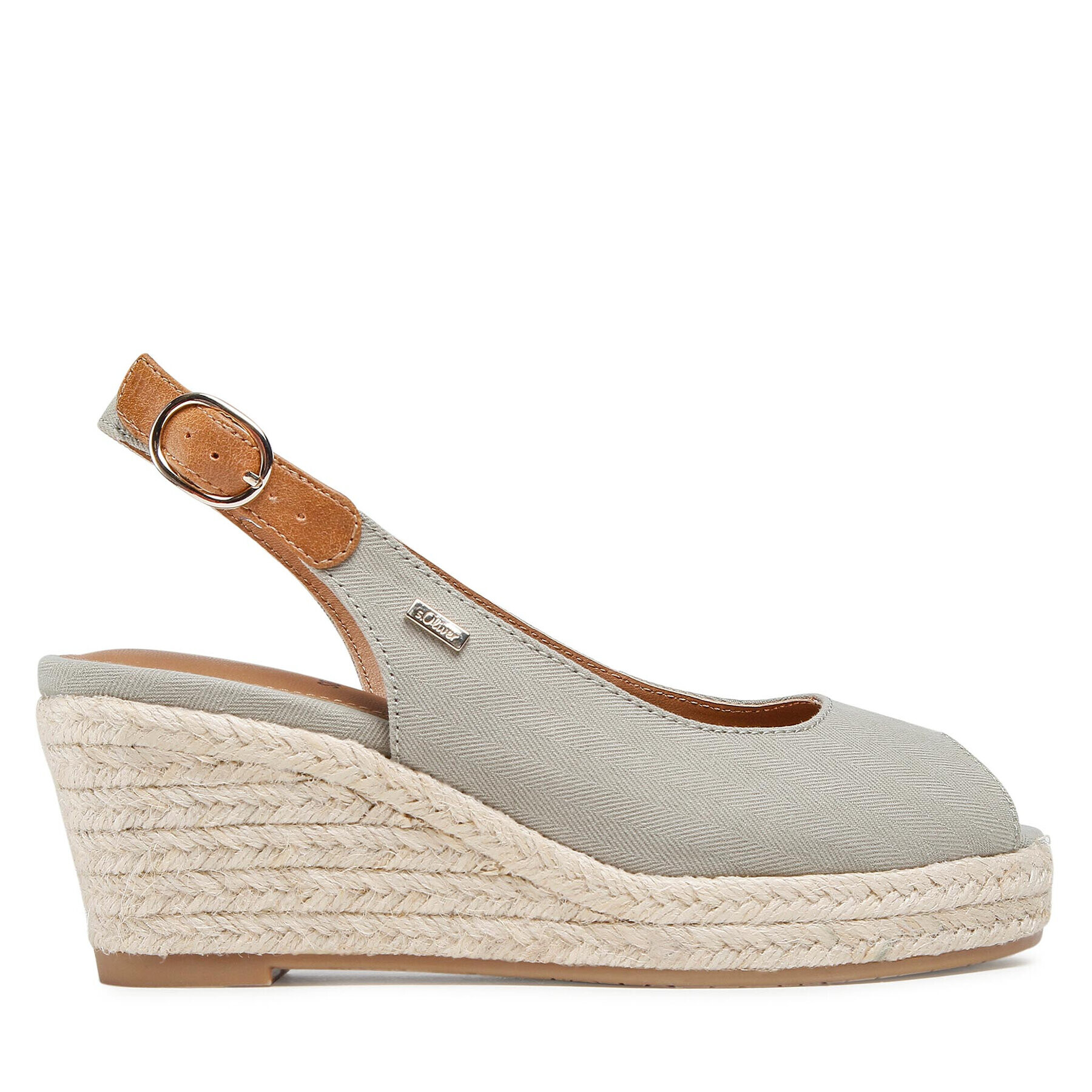 s.Oliver Espadrilky 5-29600-28 Zelená - Pepit.cz