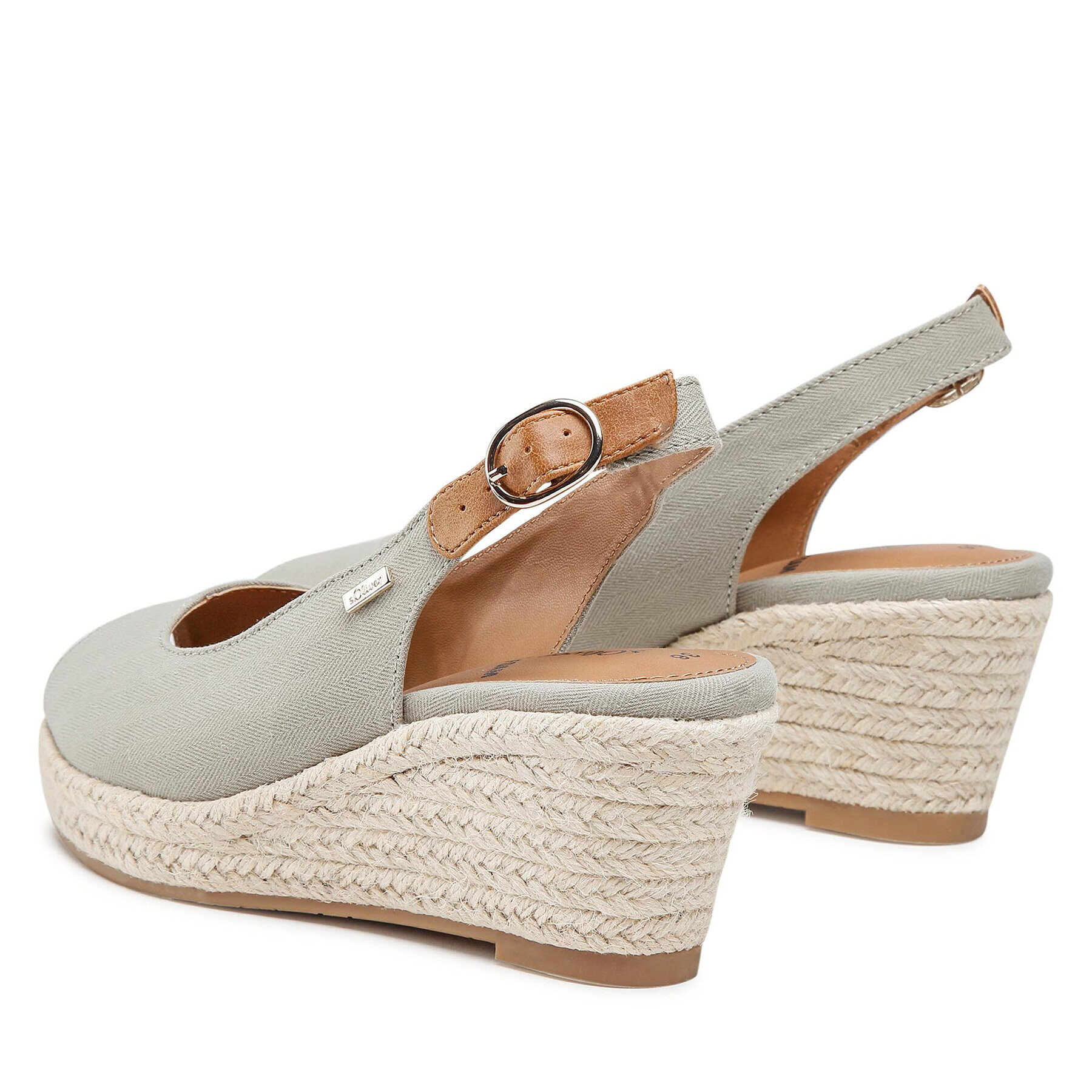 s.Oliver Espadrilky 5-29600-28 Zelená - Pepit.cz