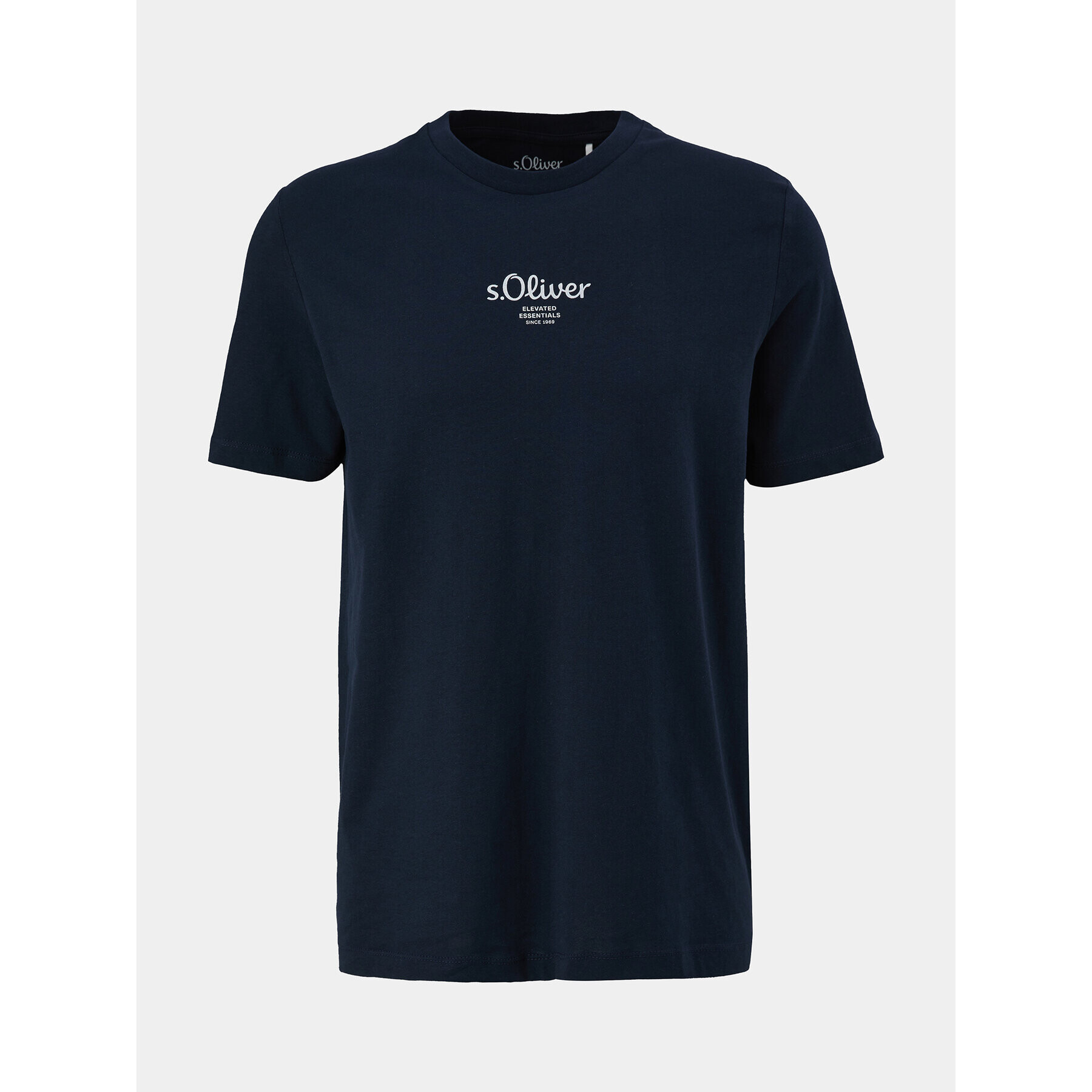 s.Oliver T-Shirt 2140013 Tmavomodrá Regular Fit - Pepit.cz