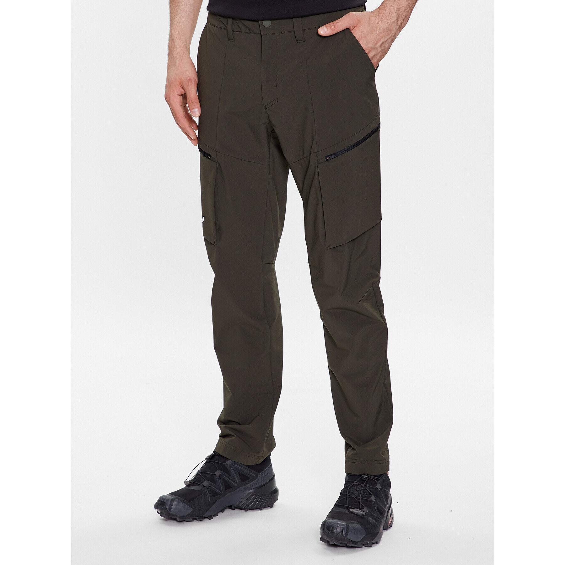 Salewa Outdoorové kalhoty Puez 28310 Khaki Regular Fit - Pepit.cz