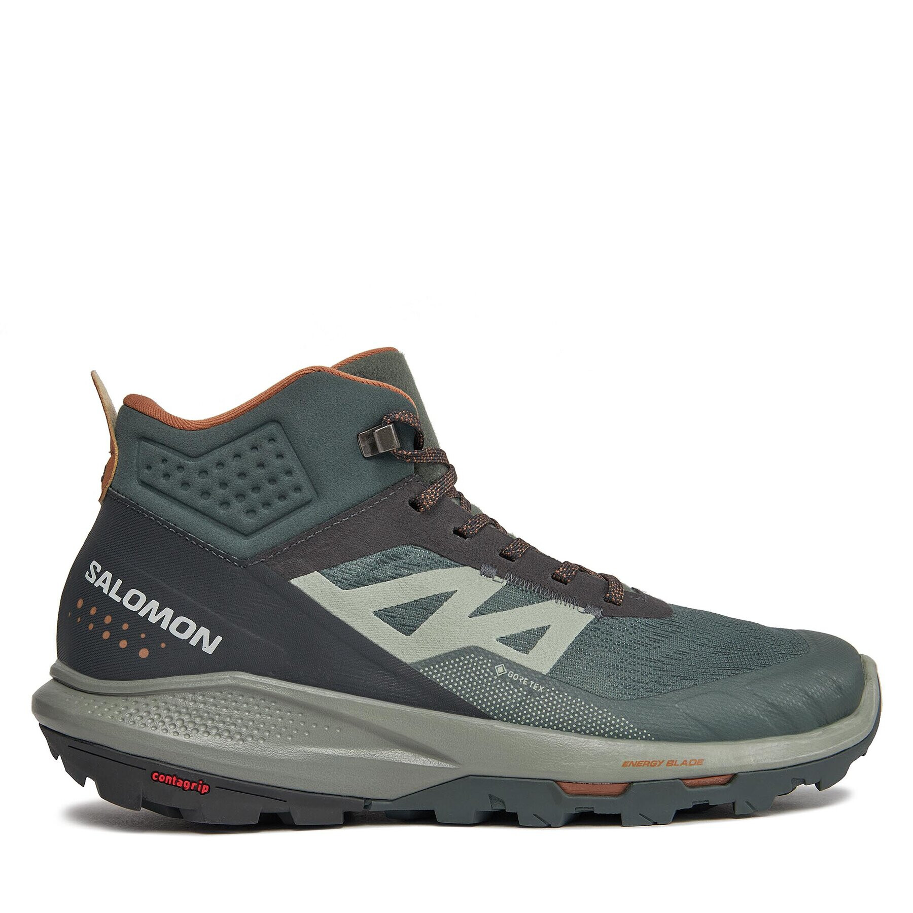 Salomon Trekingová obuv Outpulse Mid GORE-TEX L47297600 Zelená - Pepit.cz