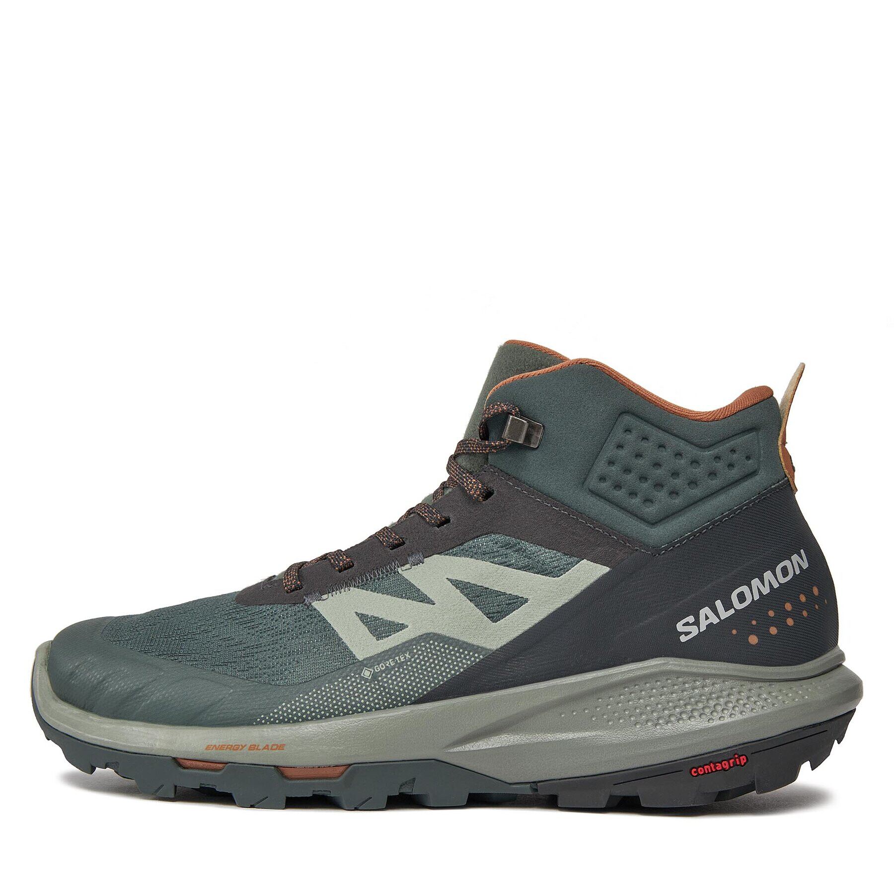 Salomon Trekingová obuv Outpulse Mid GORE-TEX L47297600 Zelená - Pepit.cz