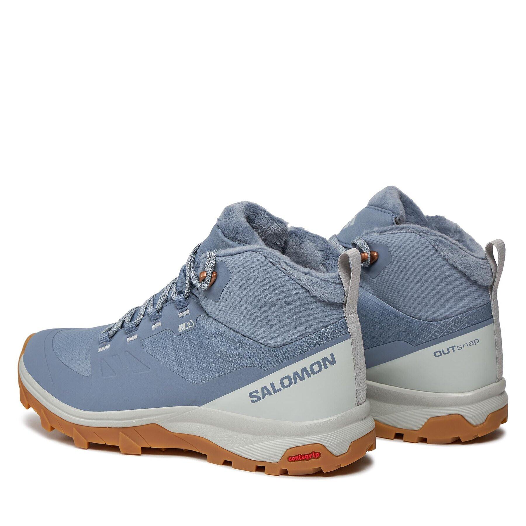 Salomon Trekingová obuv Outsnap Clima™ Waterproof L47289900 Modrá - Pepit.cz