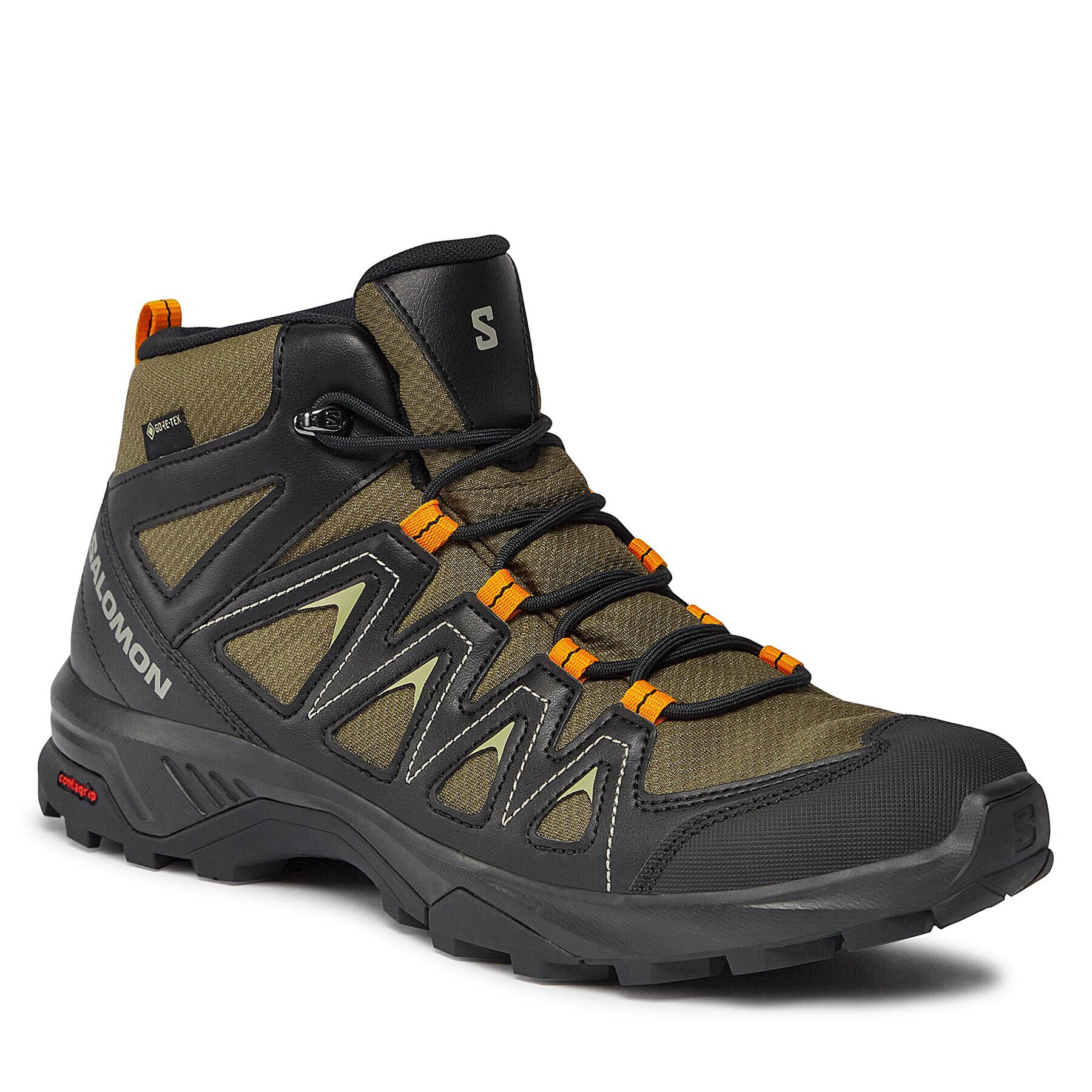 Salomon Trekingová obuv X Braze Mid GORE-TEX L47181000 Zelená - Pepit.cz