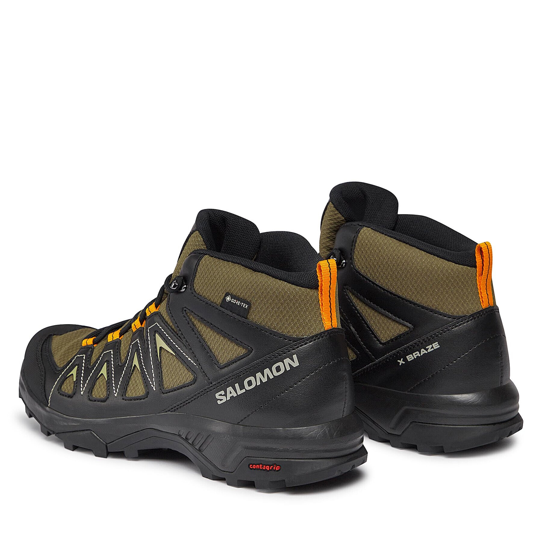 Salomon Trekingová obuv X Braze Mid GORE-TEX L47181000 Zelená - Pepit.cz