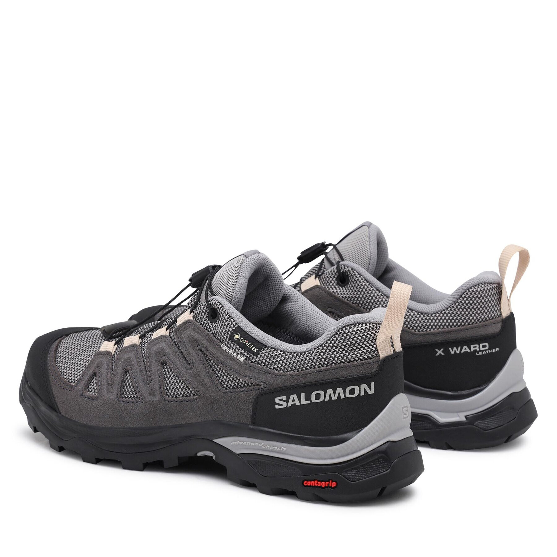 Salomon Trekingová obuv X Ward Leather GORE-TEX L47182400 Černá - Pepit.cz