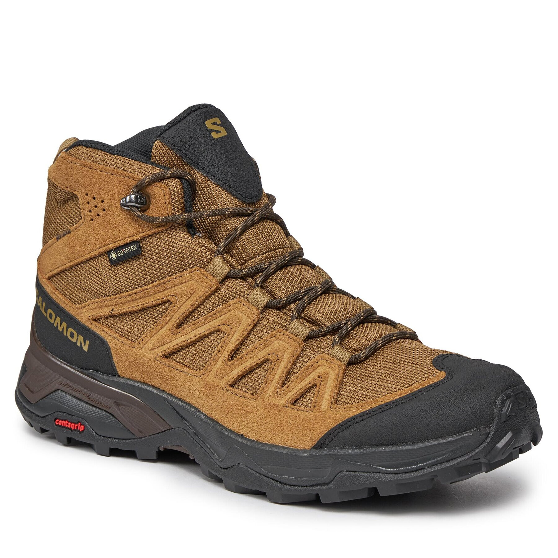 Salomon Trekingová obuv X Ward Leather Mid GORE-TEX L47181800 Hnědá - Pepit.cz