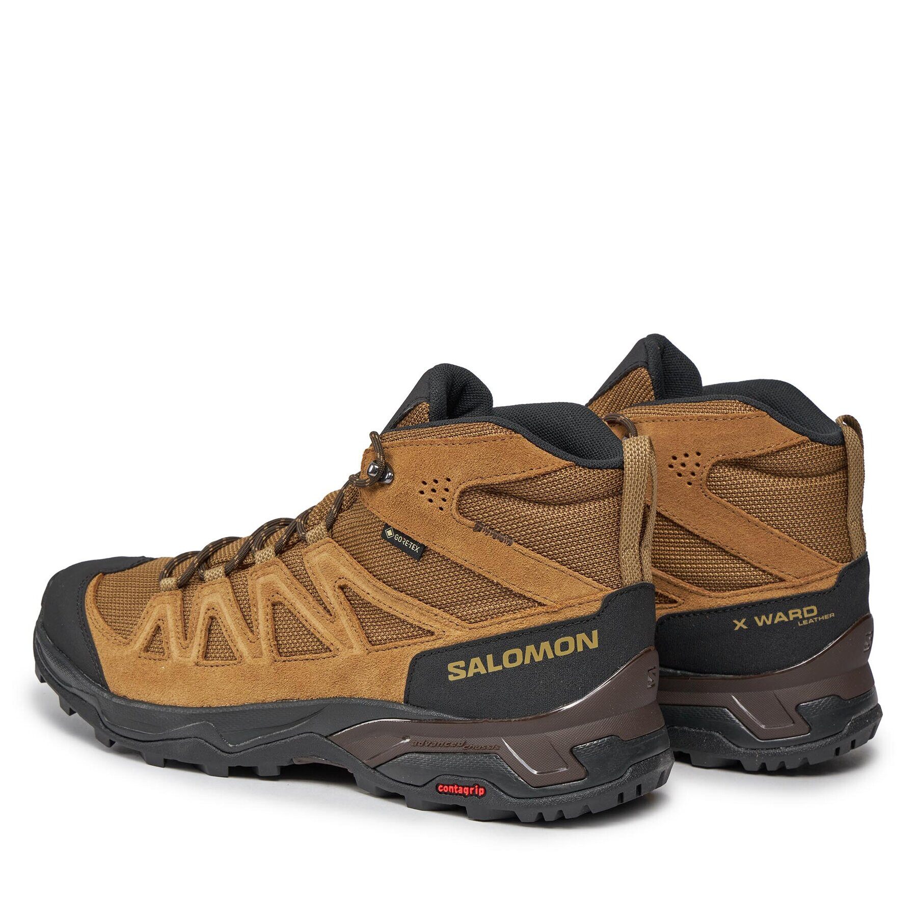 Salomon Trekingová obuv X Ward Leather Mid GORE-TEX L47181800 Hnědá - Pepit.cz