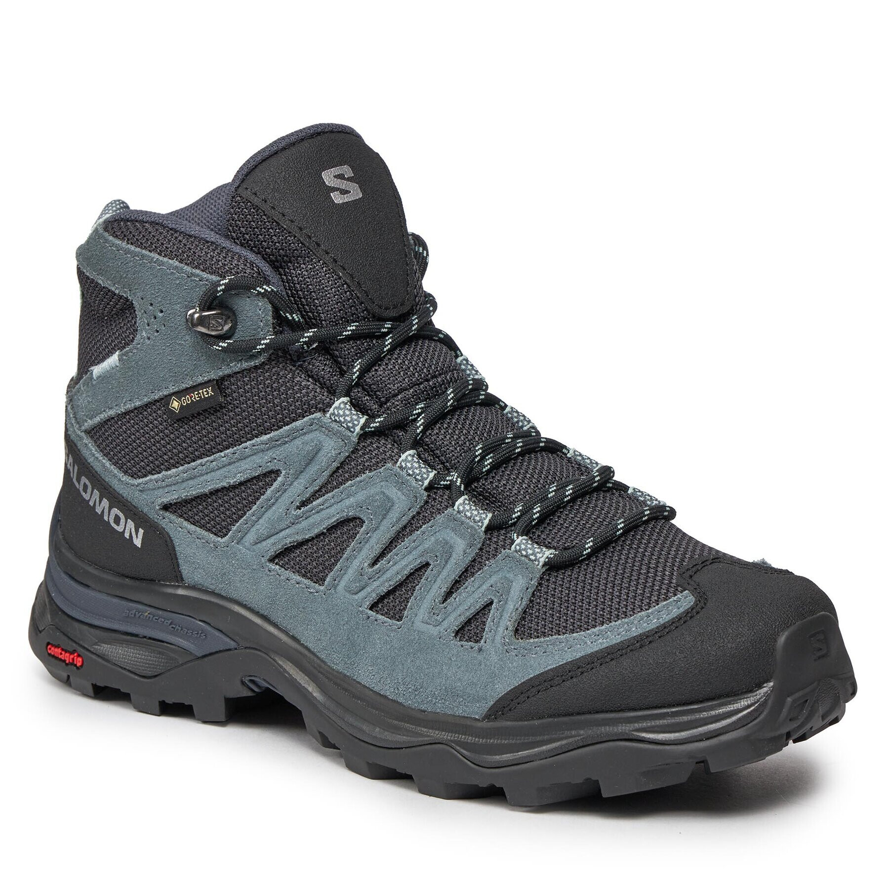 Salomon Trekingová obuv X Ward Leather Mid GORE-TEX L47182000 Modrá - Pepit.cz