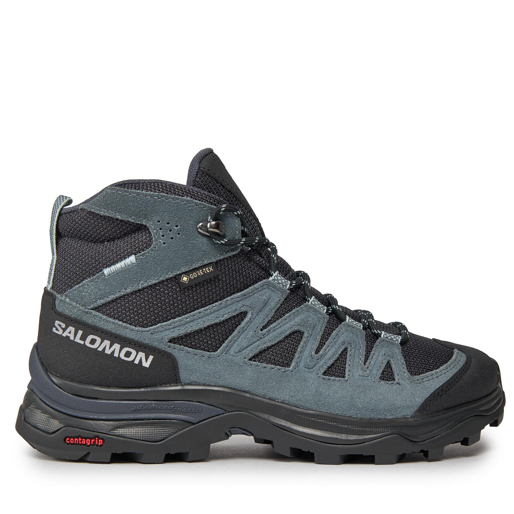 Salomon Trekingová obuv X Ward Leather Mid GORE-TEX L47182000 Modrá - Pepit.cz