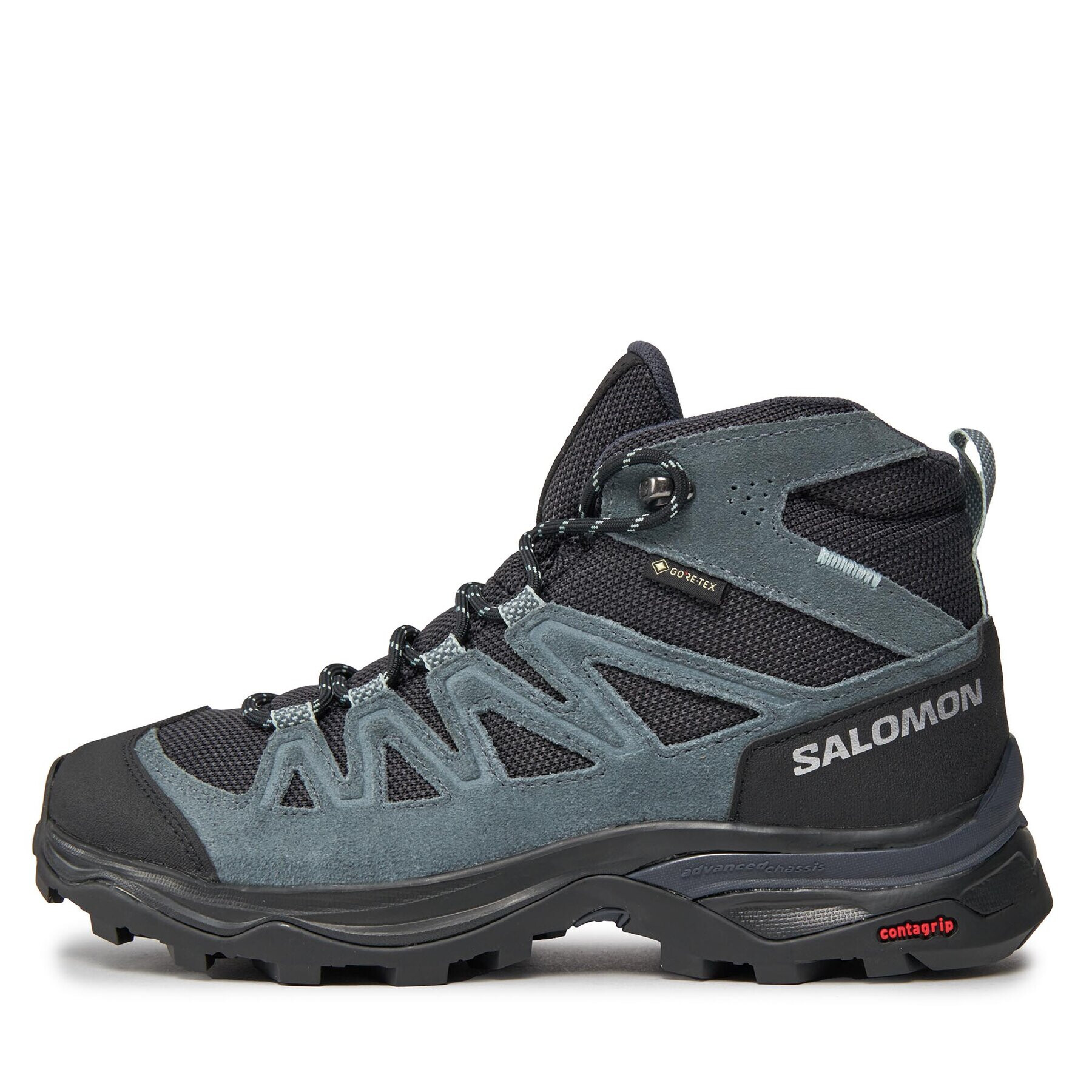 Salomon Trekingová obuv X Ward Leather Mid GORE-TEX L47182000 Modrá - Pepit.cz