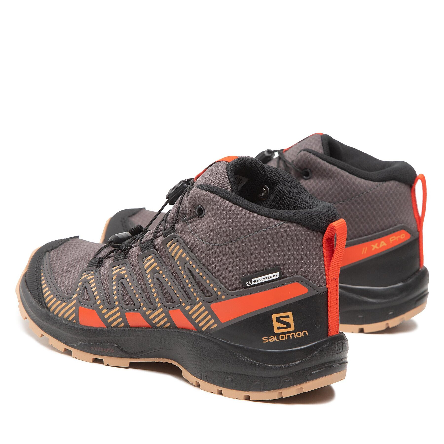 Salomon Trekingová obuv Xa Pro V8 Mid Cswp J 417285 09 W0 Šedá - Pepit.cz