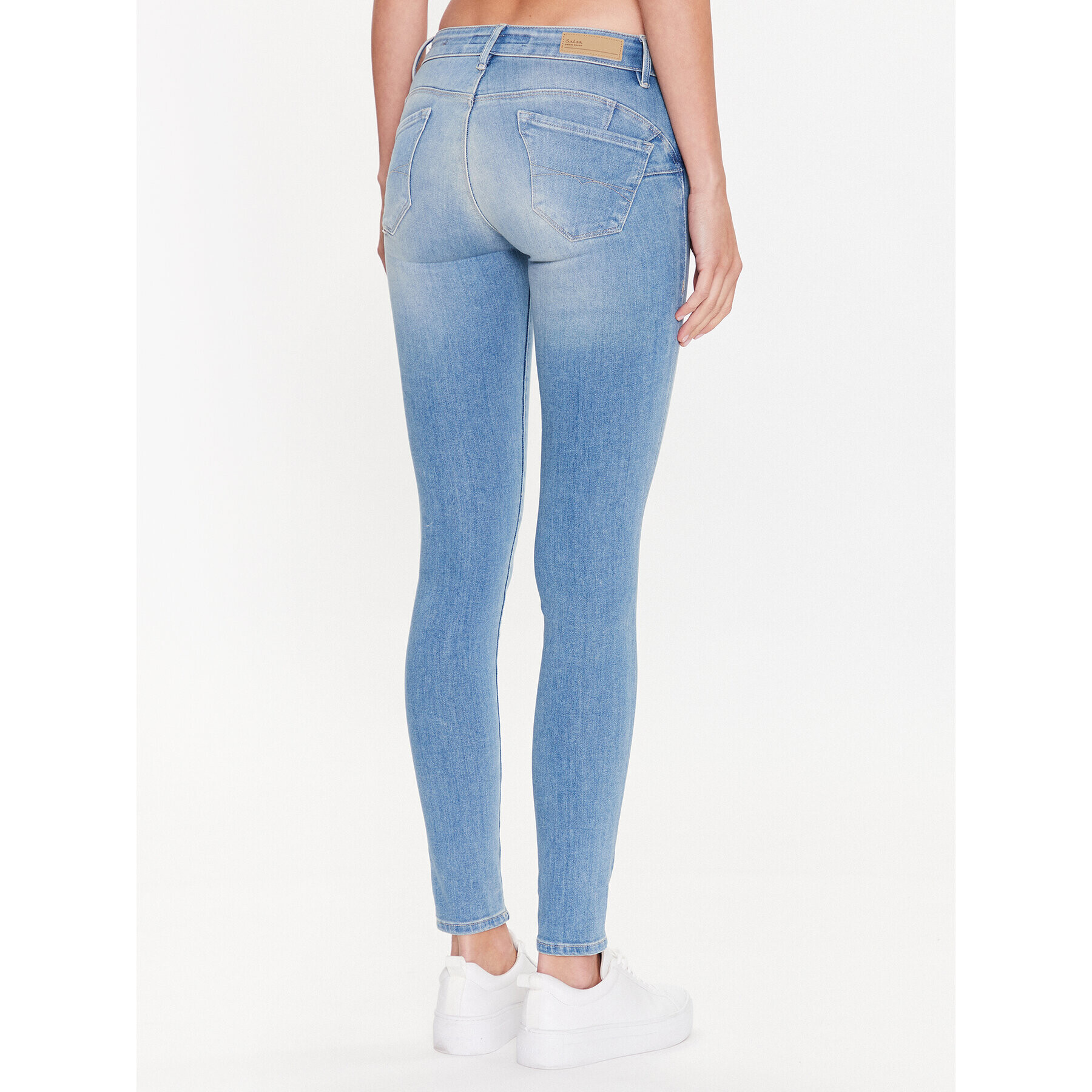 Salsa Jeansy 123178 Modrá Skinny Fit - Pepit.cz