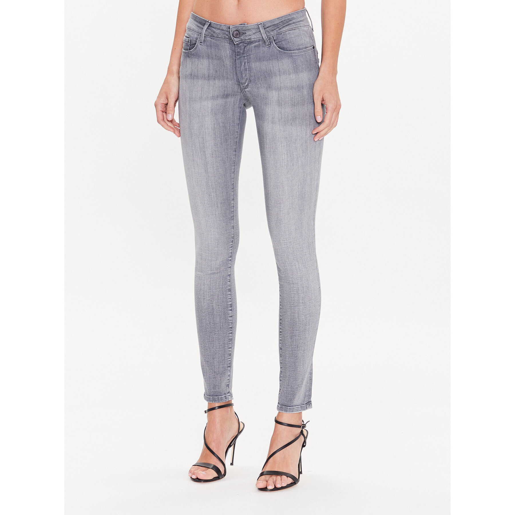 Salsa Jeansy 123748 Šedá Skinny Fit - Pepit.cz