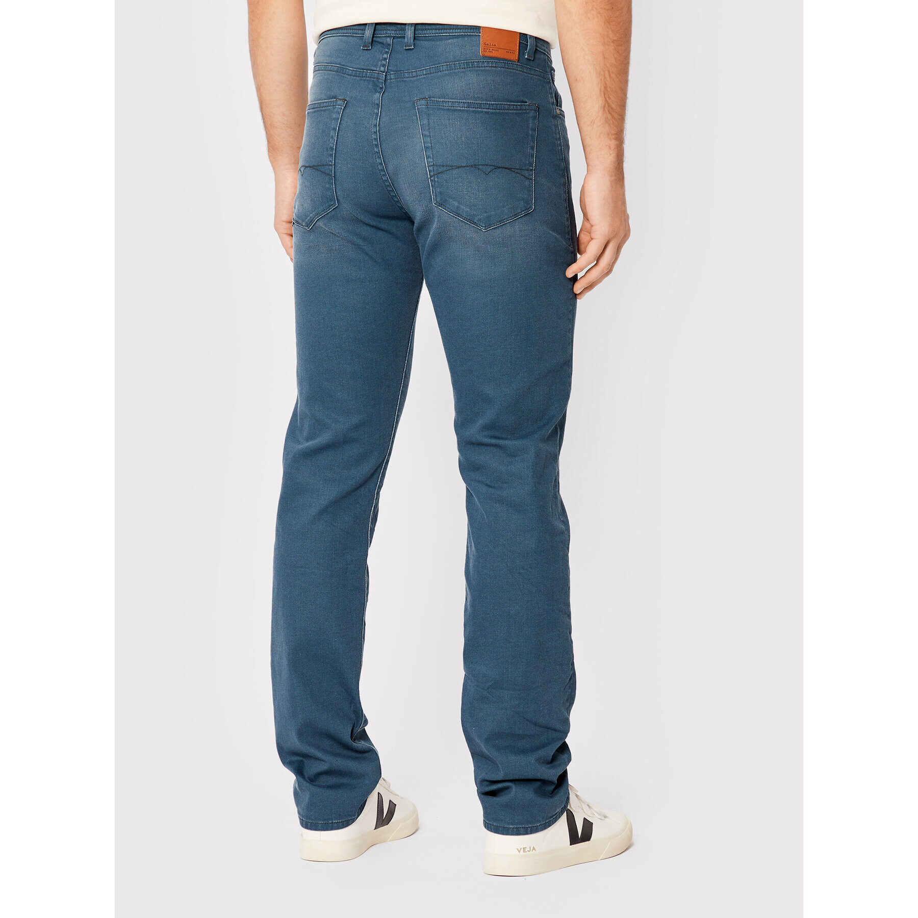 Salsa Jeansy 125800 Modrá Straight Fit - Pepit.cz