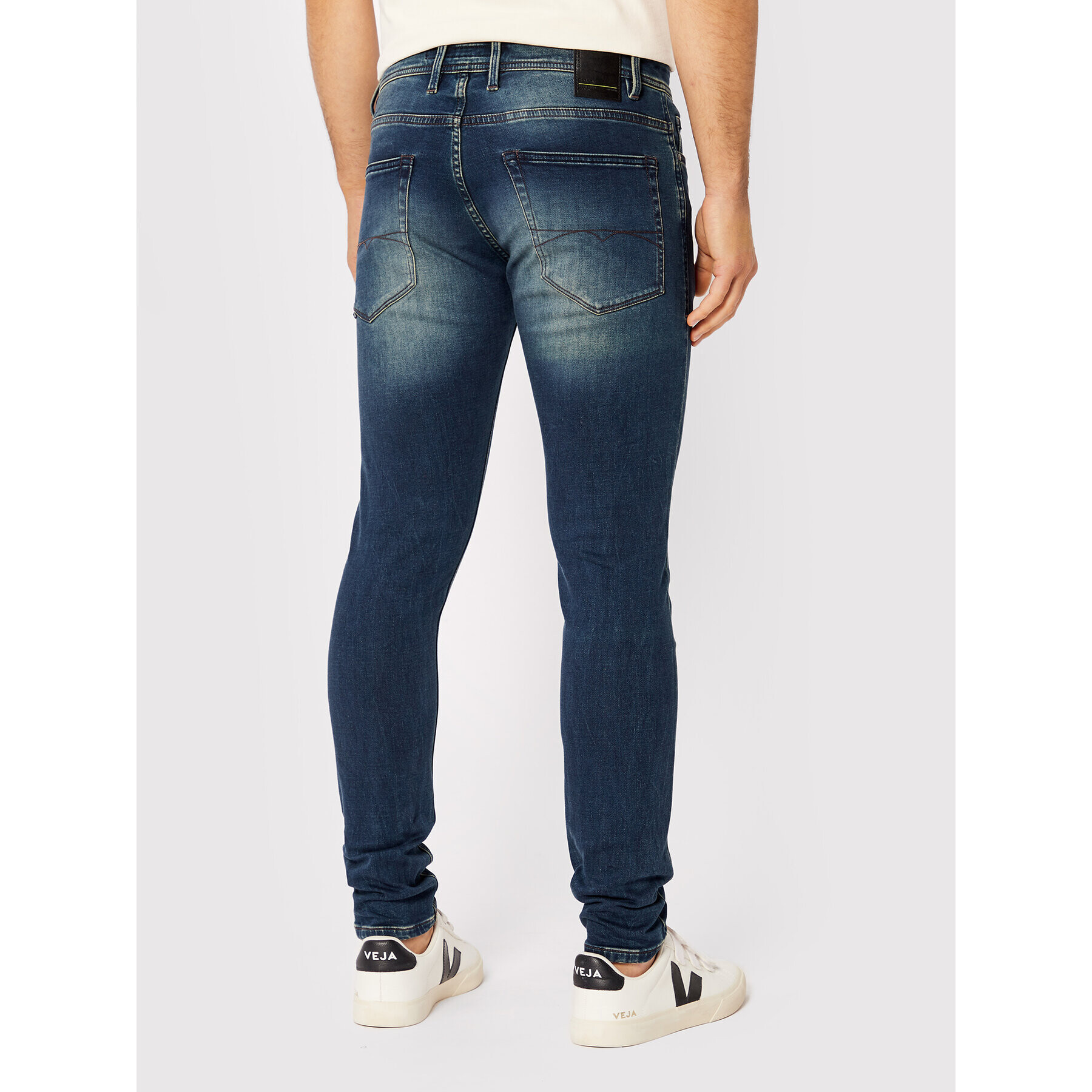 Salsa Jeansy 125864 Tmavomodrá Skinny Fit - Pepit.cz