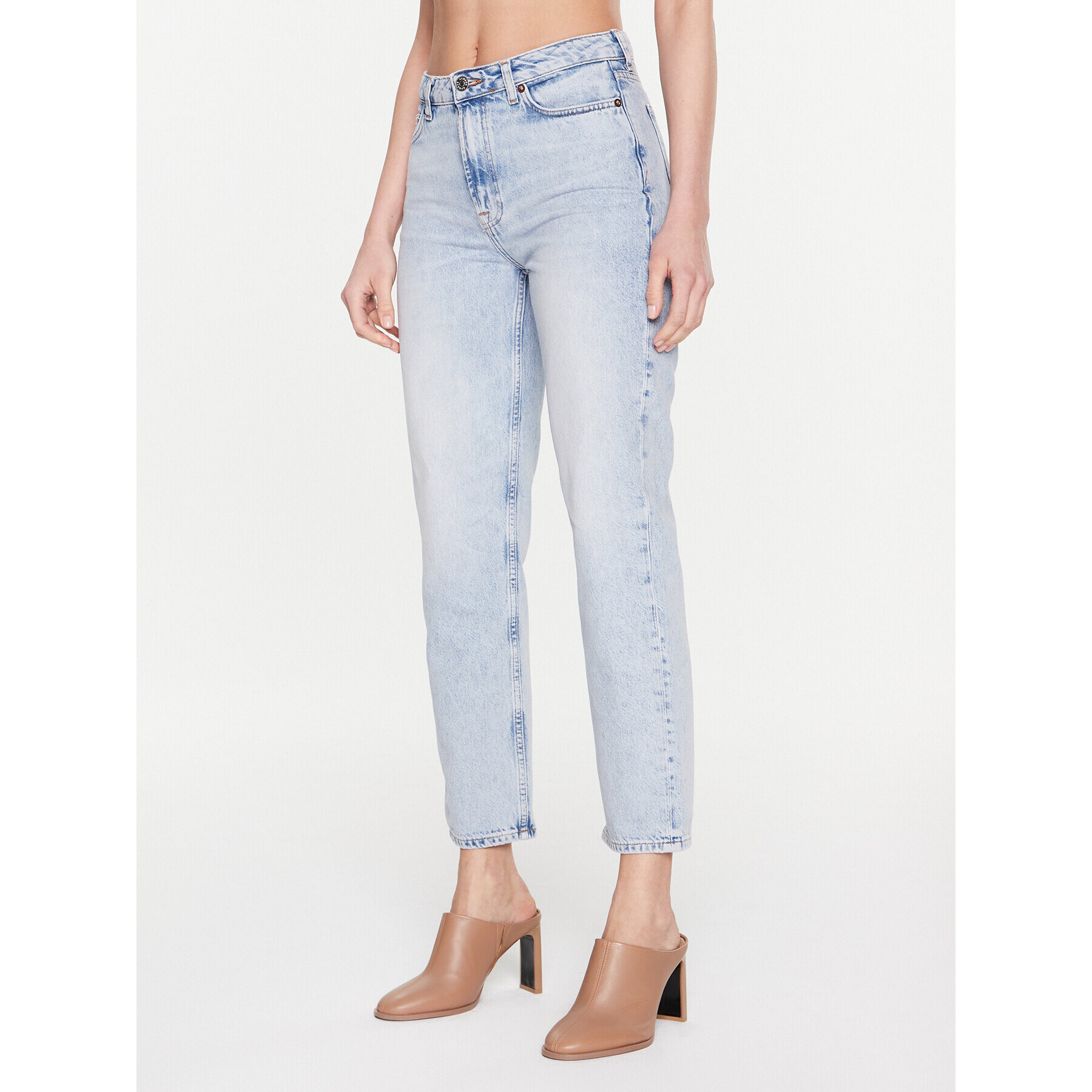 Samsøe Samsøe Jeansy Marianne F22400107 Modrá Regular Fit - Pepit.cz