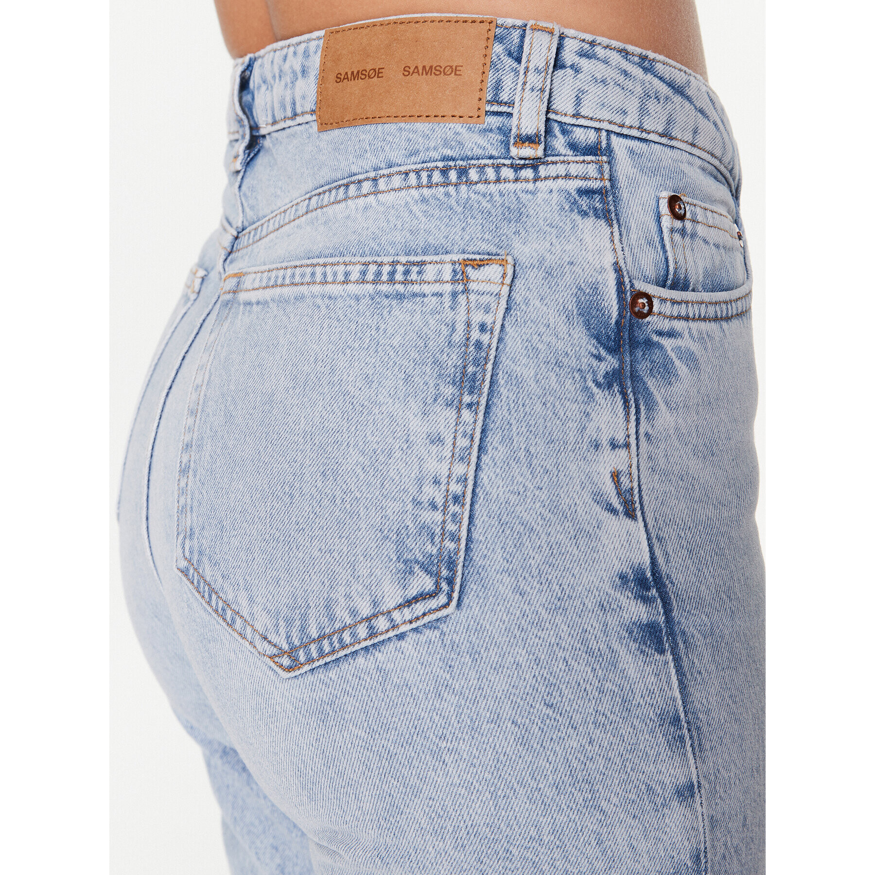 Samsøe Samsøe Jeansy Marianne F22400107 Modrá Regular Fit - Pepit.cz