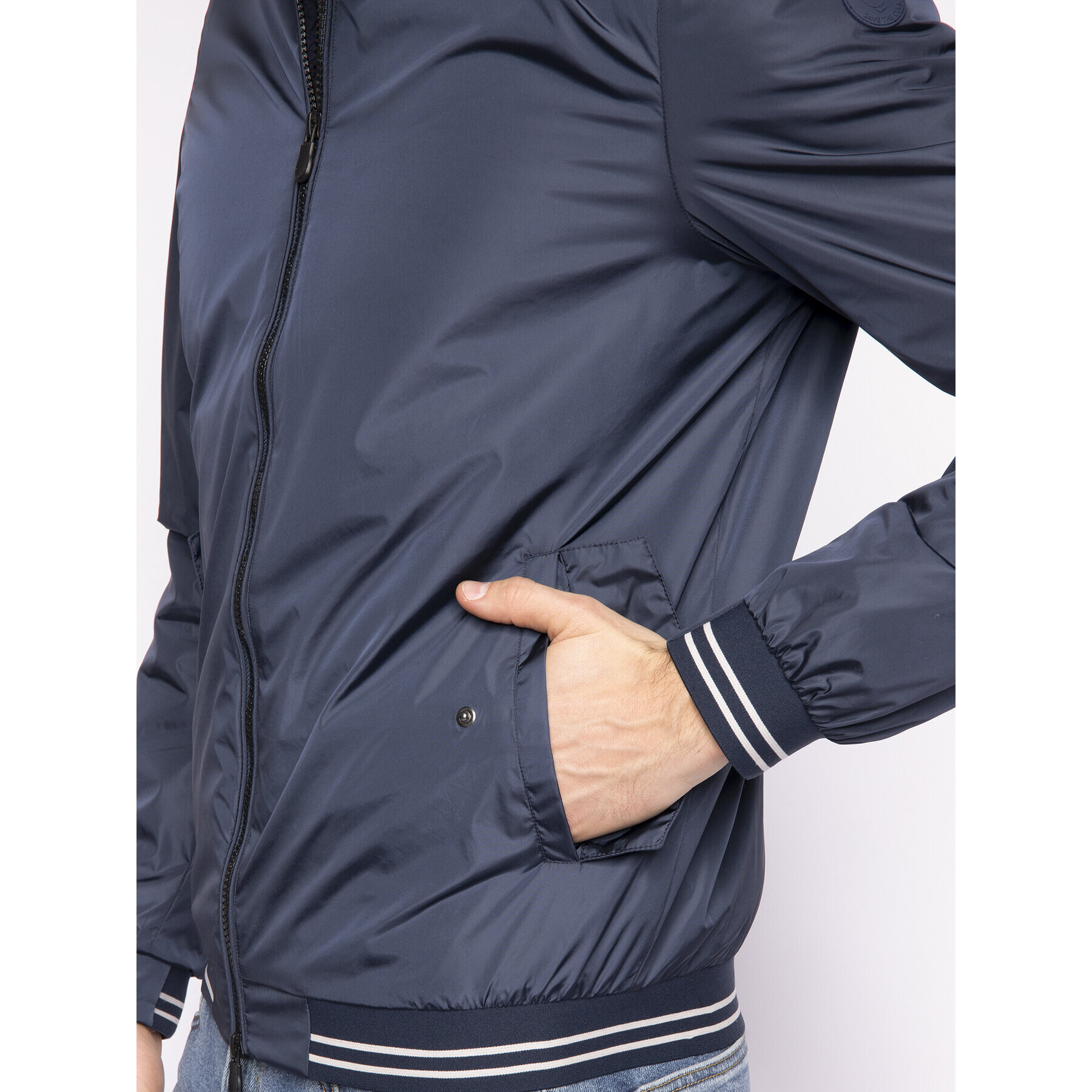 Save The Duck Bunda bomber D3848M MEGAX Tmavomodrá Regular Fit - Pepit.cz