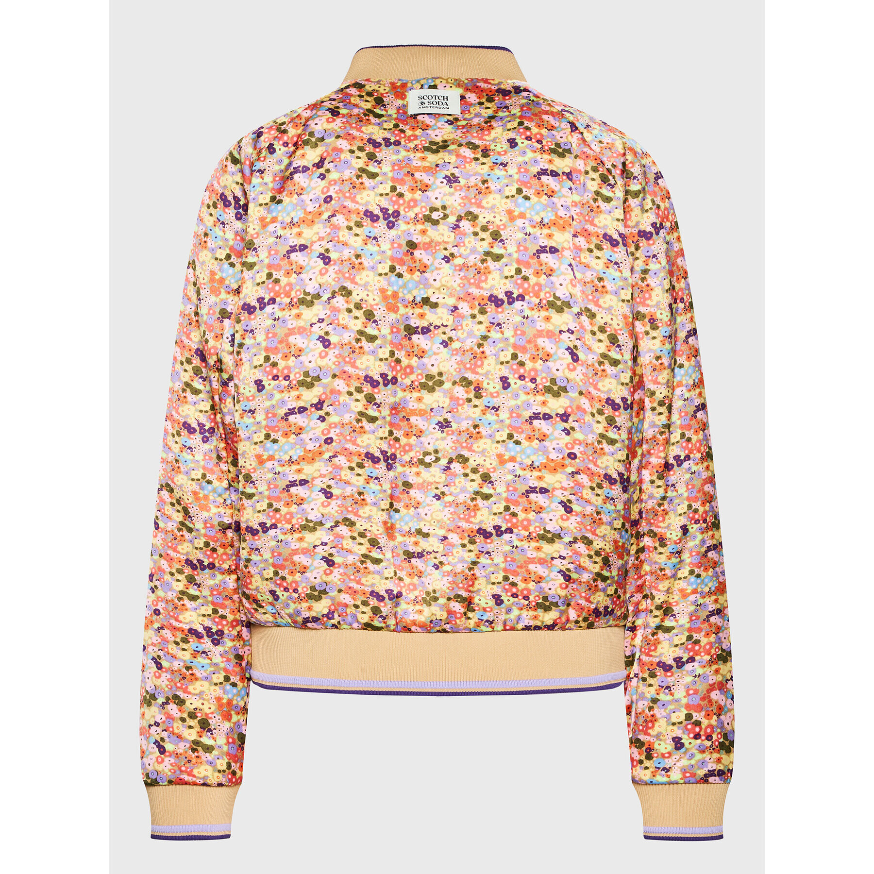 Scotch & Soda Bunda bomber 167441 Écru Regular Fit - Pepit.cz