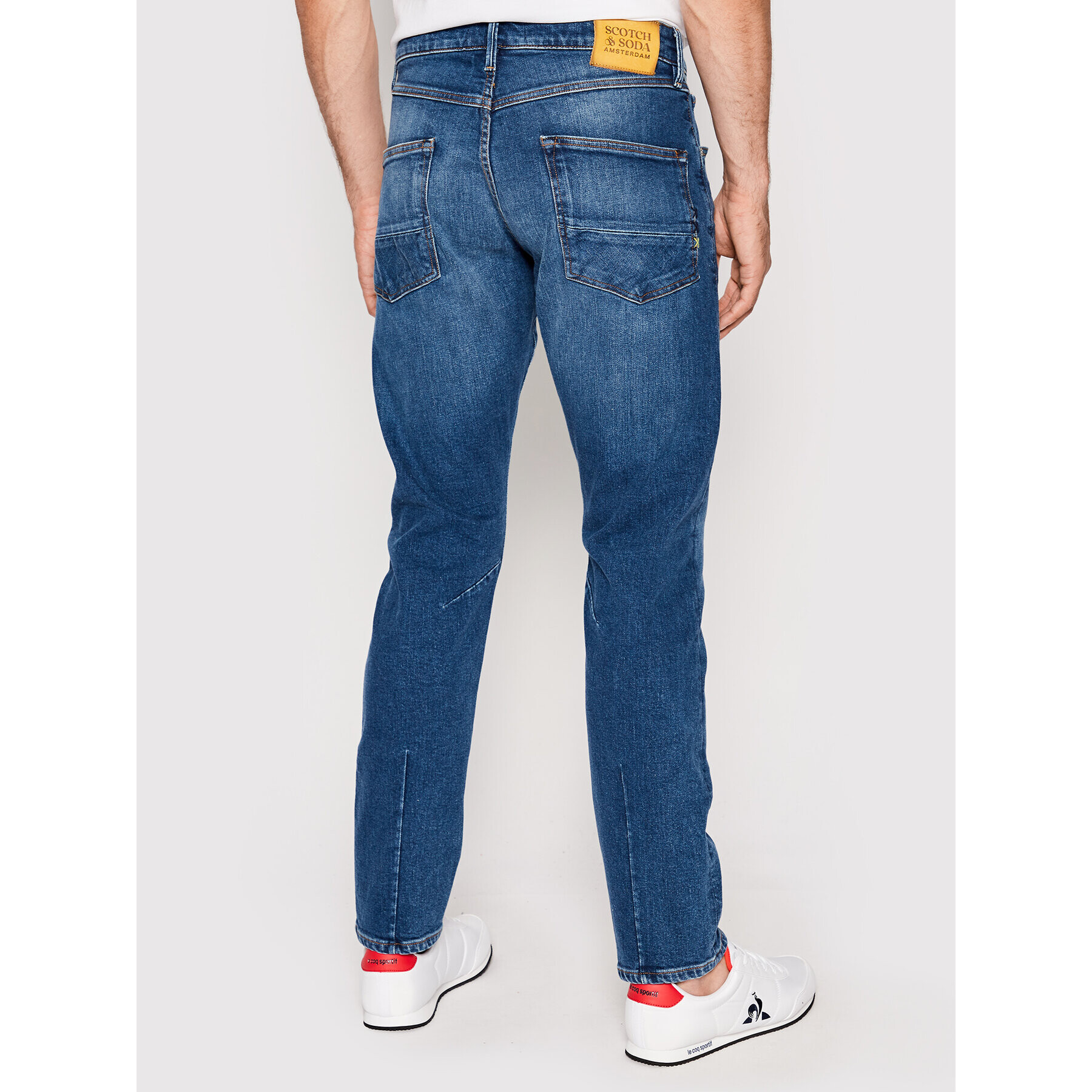 Scotch & Soda Jeansy 168419 Modrá Slim Tapered Fit - Pepit.cz