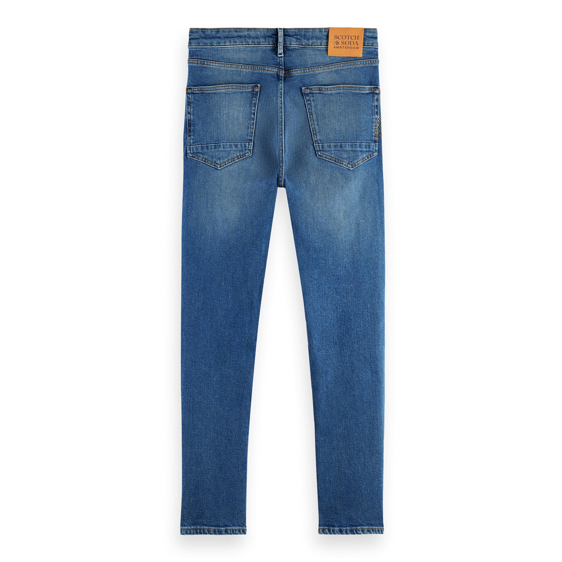 Scotch & Soda Jeansy 168978 Modrá Super Slim Fit - Pepit.cz