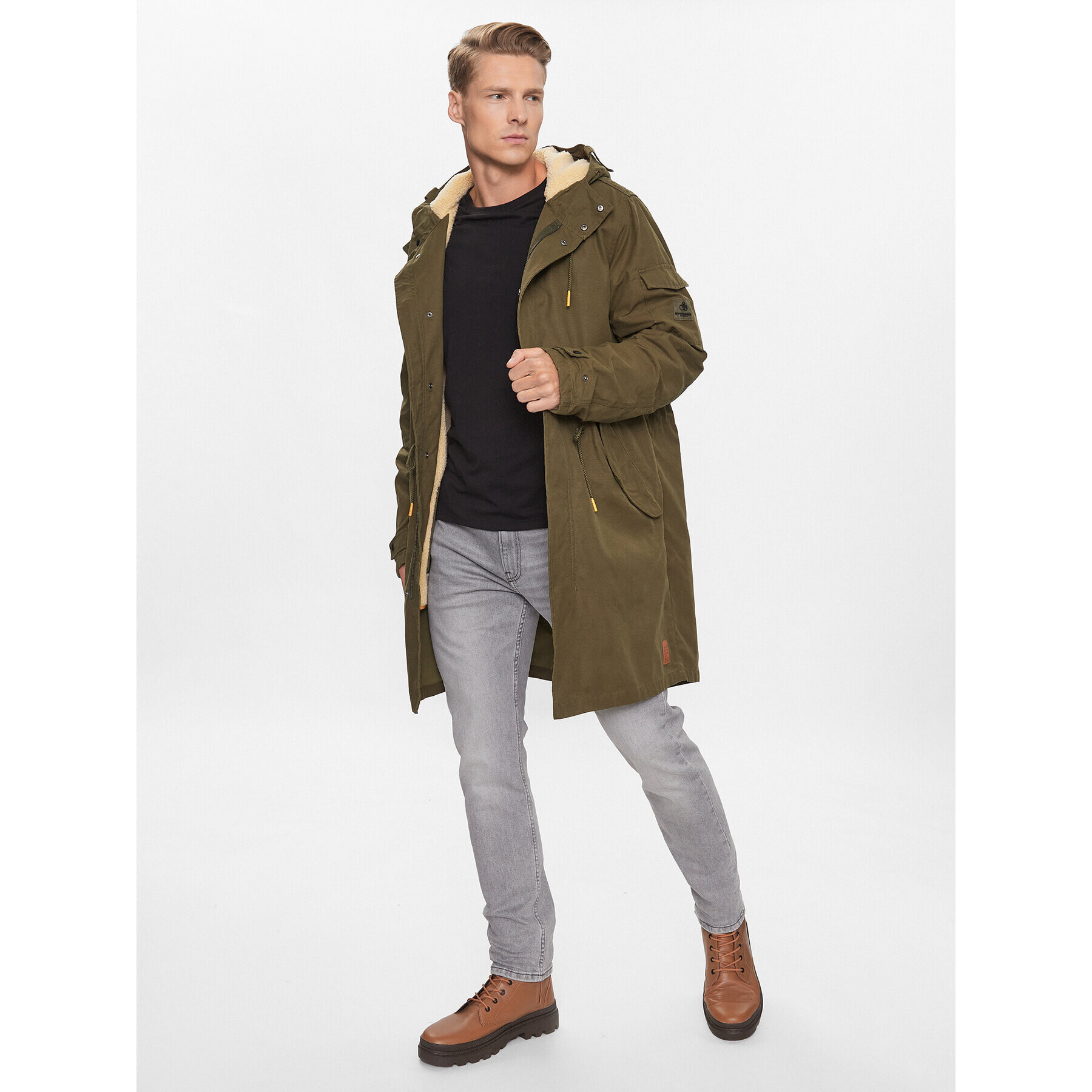 Scotch & Soda Parka 169113 Zelená Regular Fit - Pepit.cz