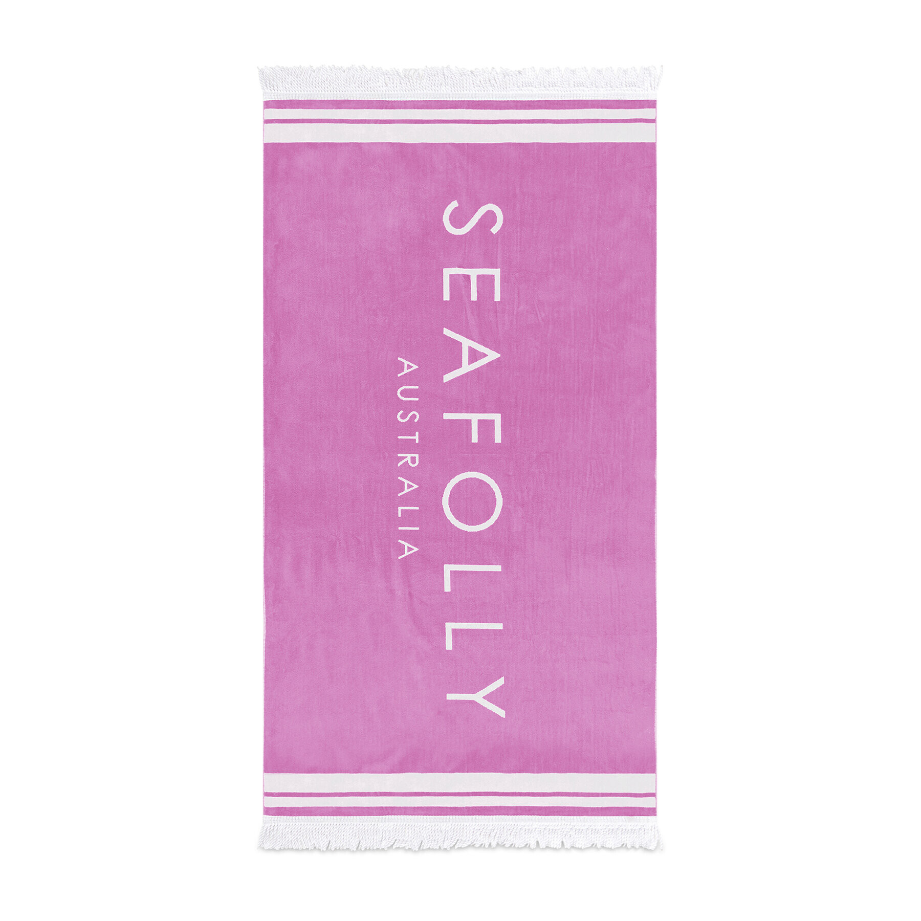 Seafolly Ručník FringeBenefits 71733-TL Růžová - Pepit.cz