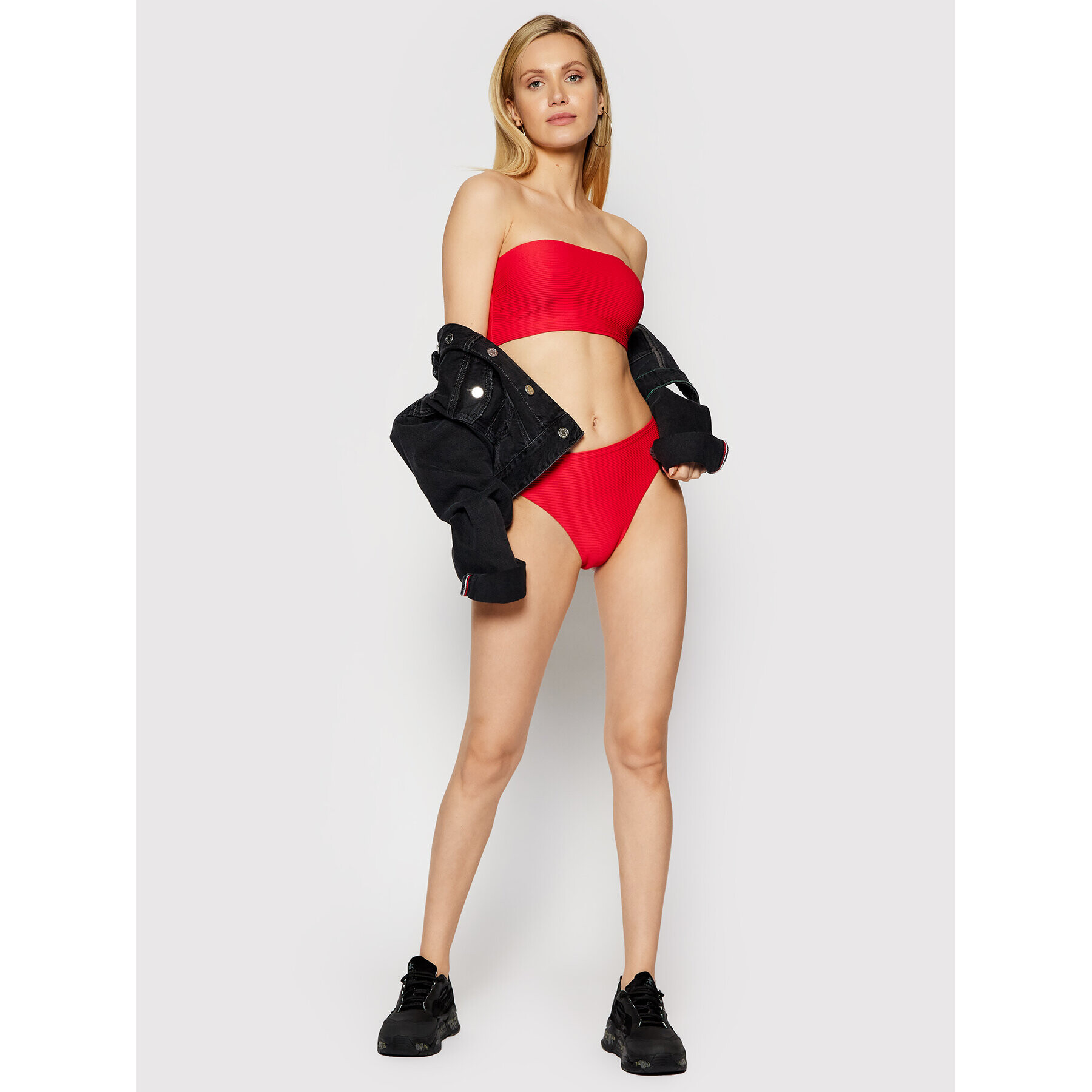 Seafolly Spodní část bikin Essentials 40609-640 Červená - Pepit.cz