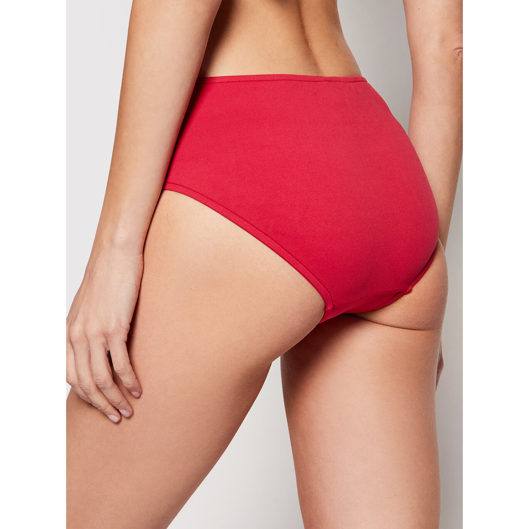 Seafolly Spodní část bikin Gathered Front Retro 40343-065 Červená - Pepit.cz