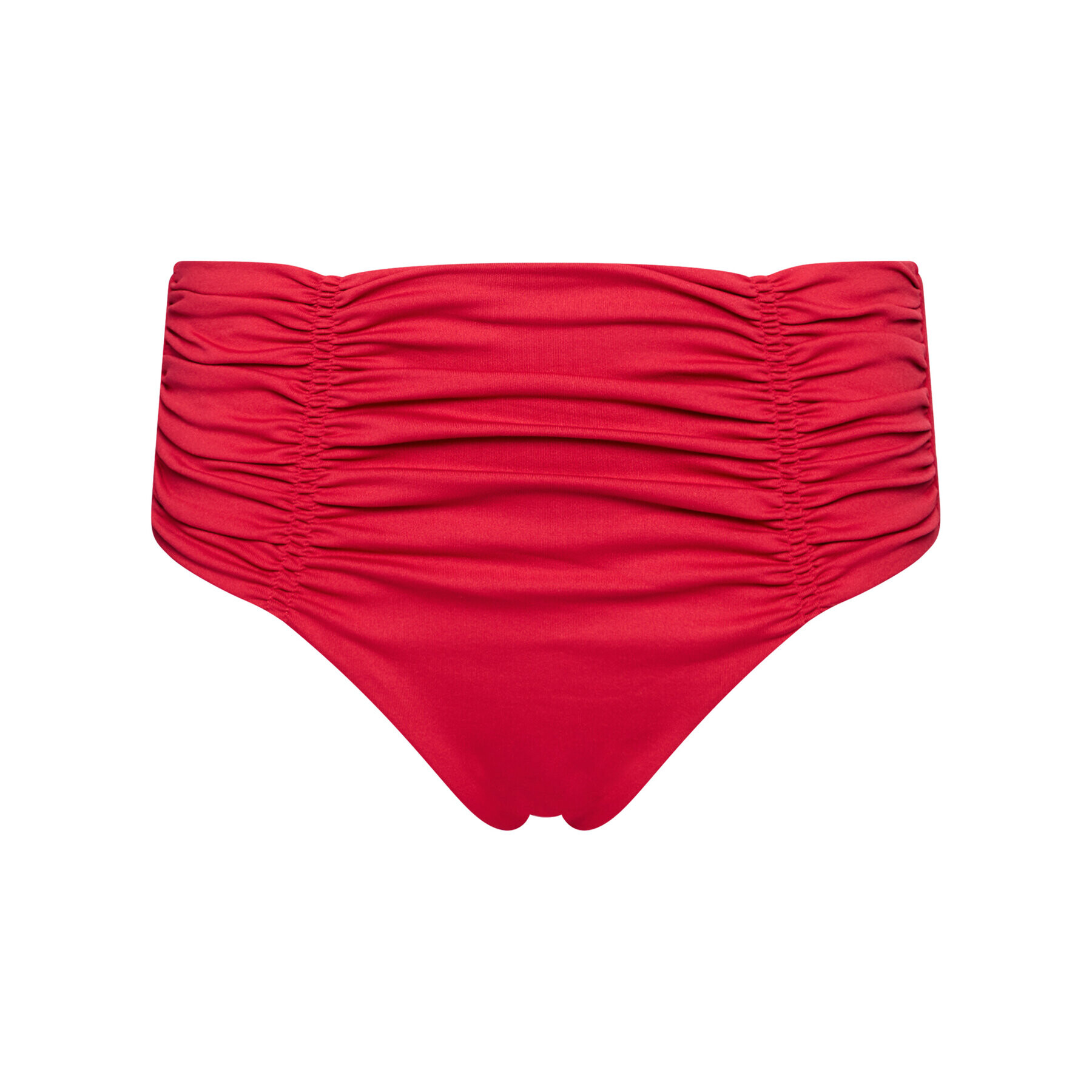 Seafolly Spodní část bikin Gathered Front Retro 40343-065 Červená - Pepit.cz