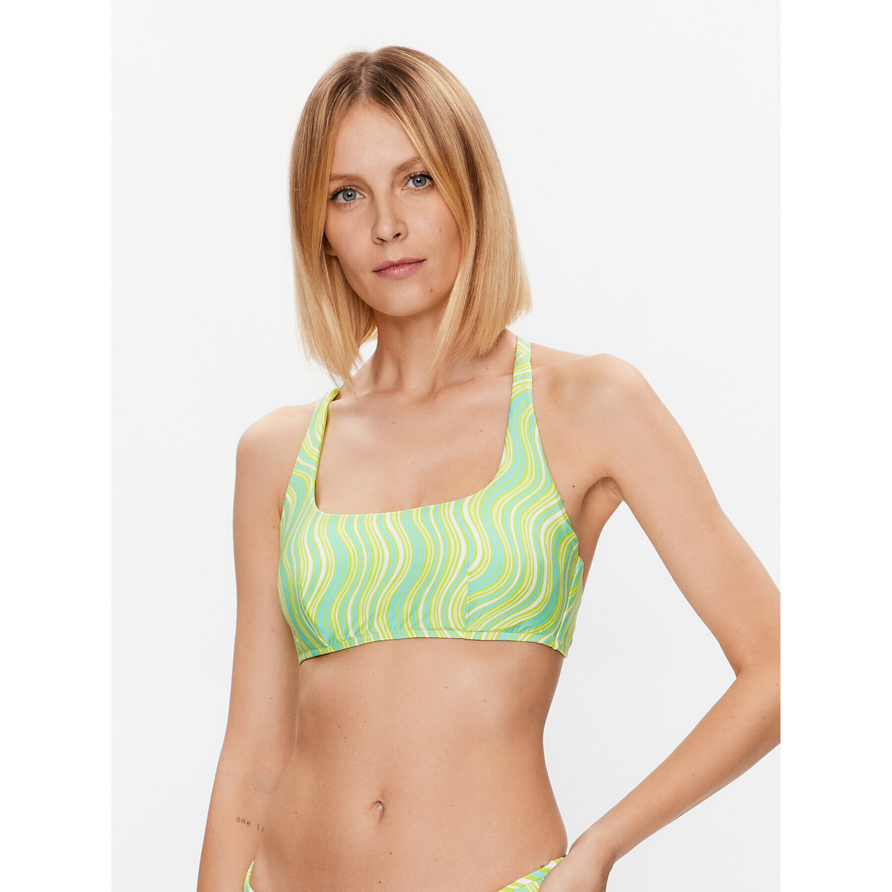 Seafolly Vrchní část bikin Mod Squad 31368DD050 Zelená - Pepit.cz