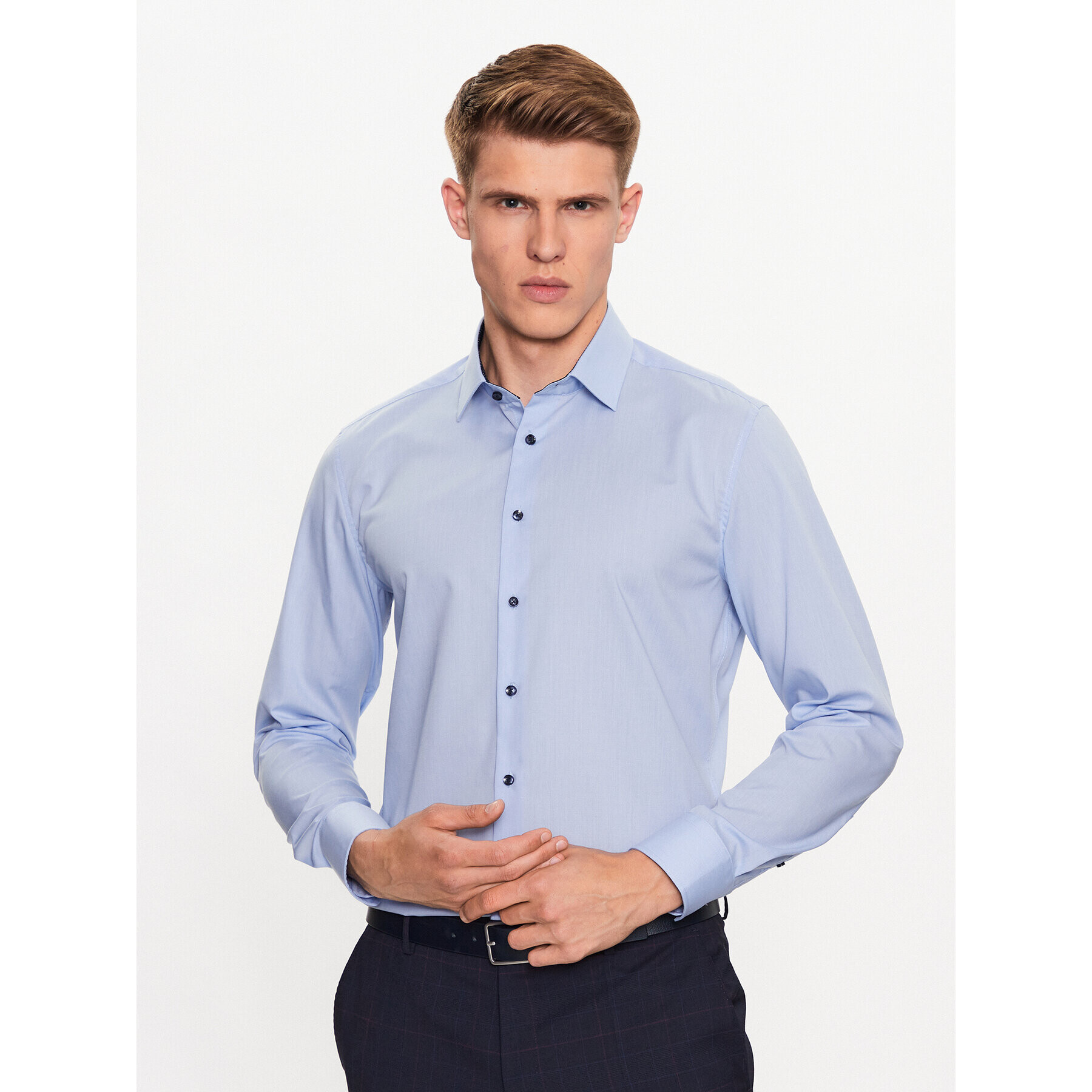 Seidensticker Košile 01.693690 Modrá Slim Fit - Pepit.cz