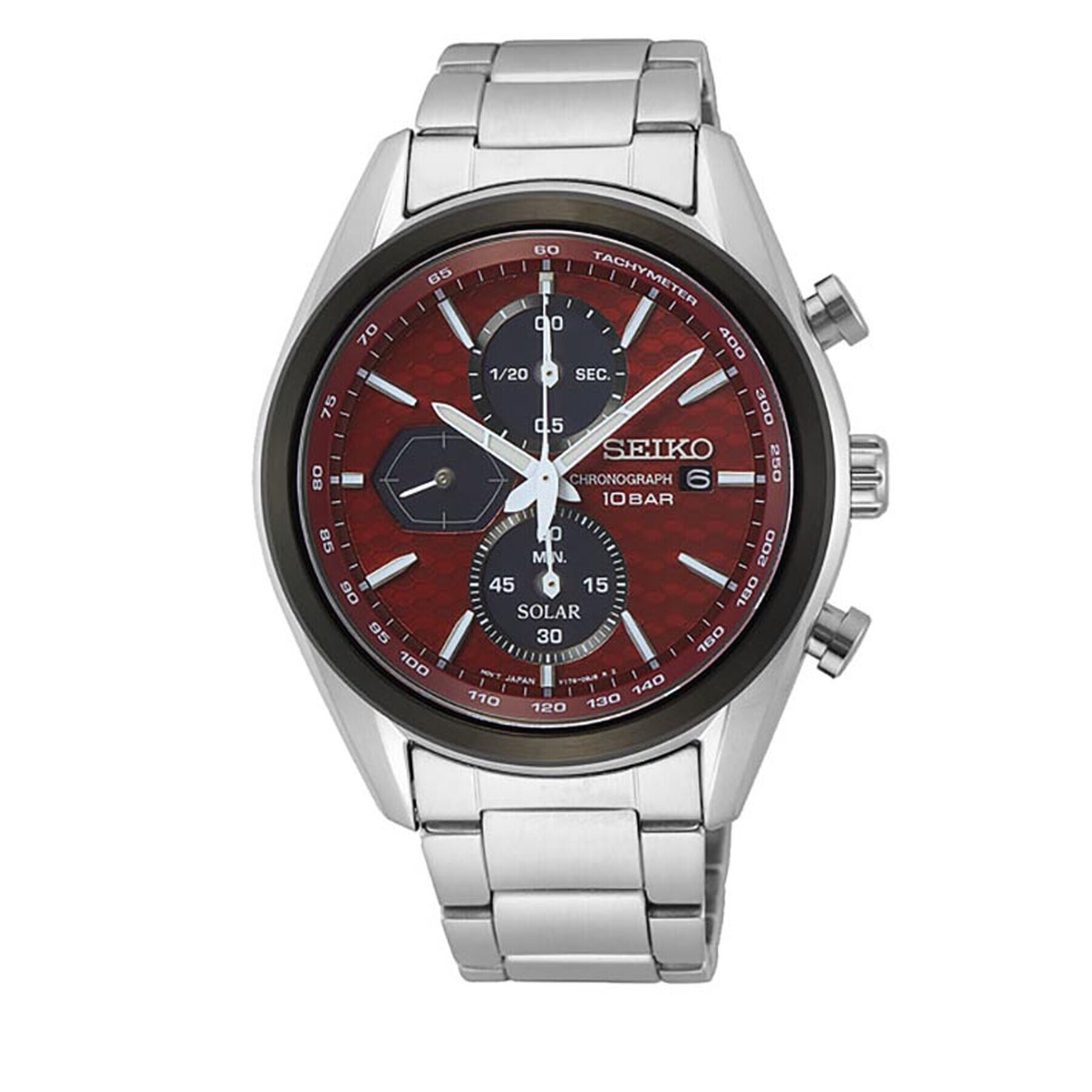 Seiko Hodinky Chronograph Solar SSC771P1 Stříbrná - Pepit.cz