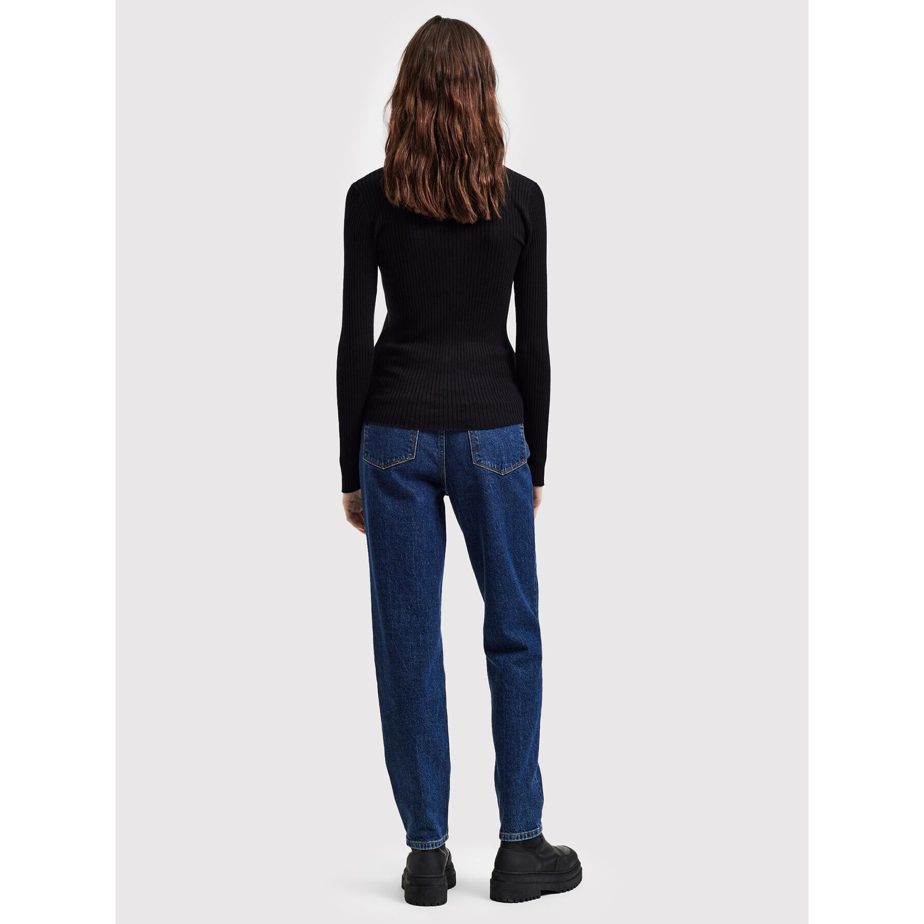 Selected Femme Svetr Lydia 16085202 Černá Slim Fit - Pepit.cz