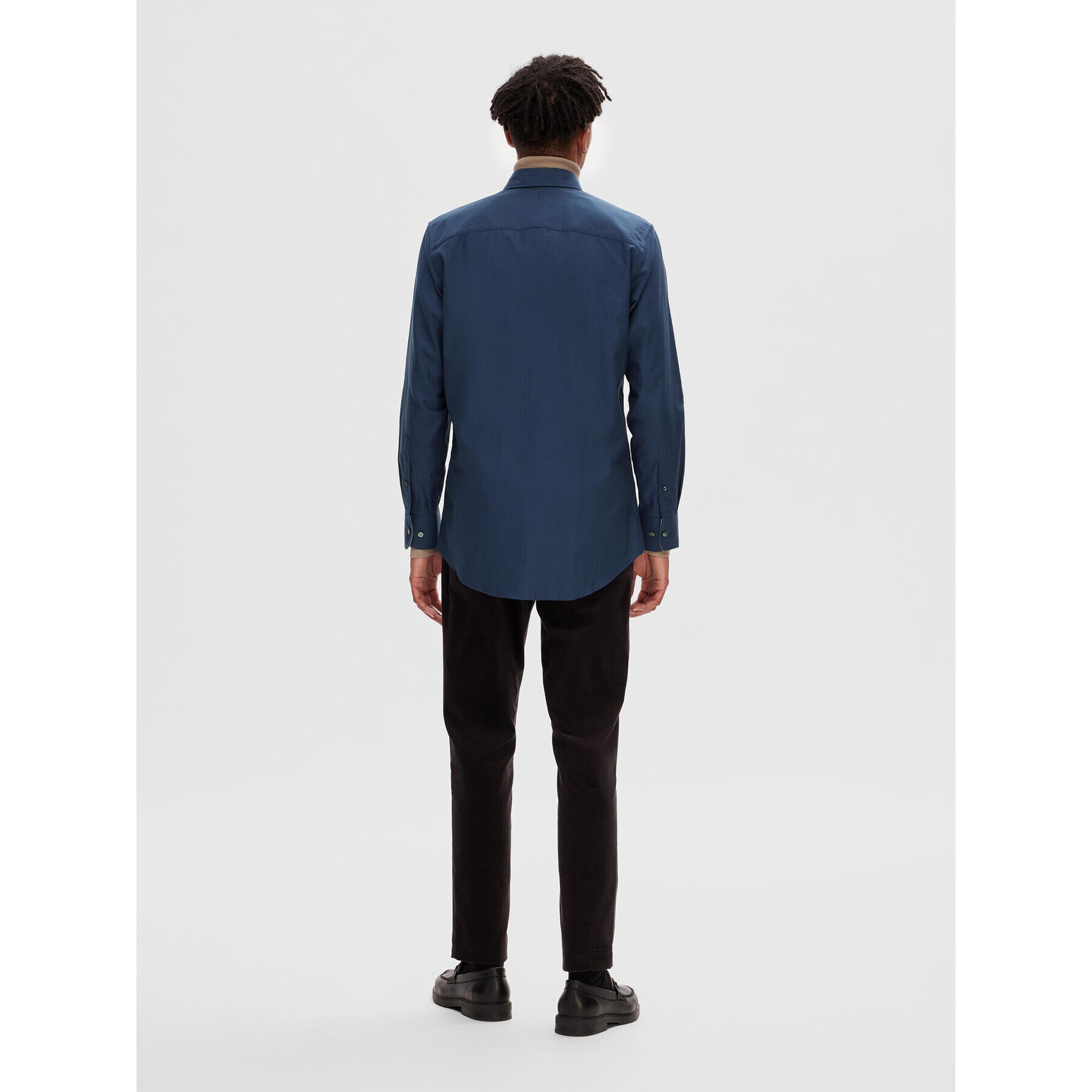 Selected Homme Košile 16090212 Tmavomodrá Slim Fit - Pepit.cz