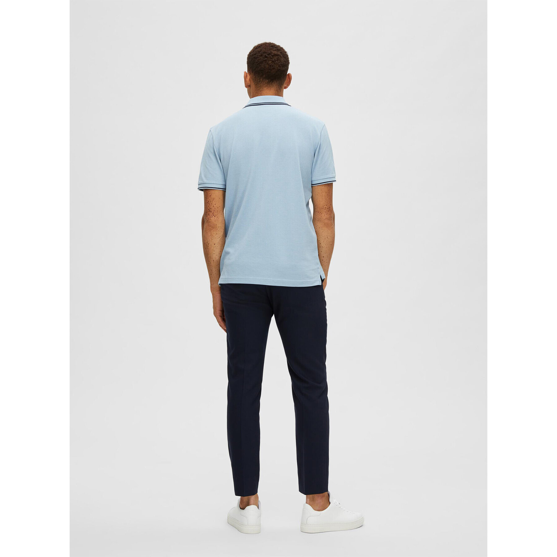 Selected Homme Polokošile 16087840 Modrá Regular Fit - Pepit.cz