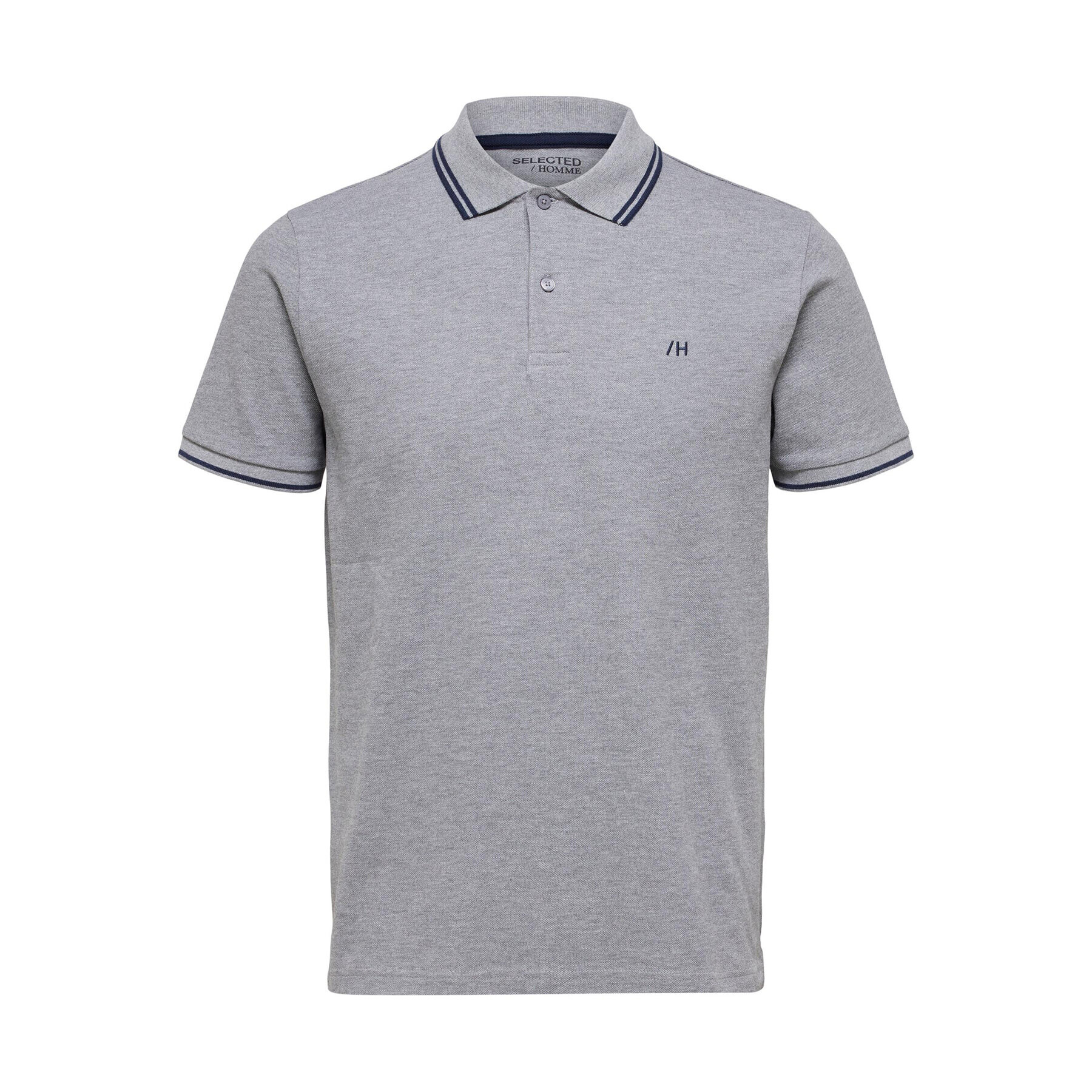 Selected Homme Polokošile 16087840 Šedá Regular Fit - Pepit.cz