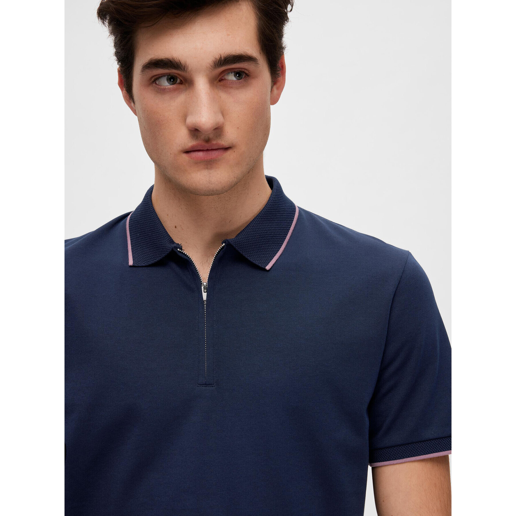 Selected Homme Polokošile 16089094 Tmavomodrá Regular Fit - Pepit.cz