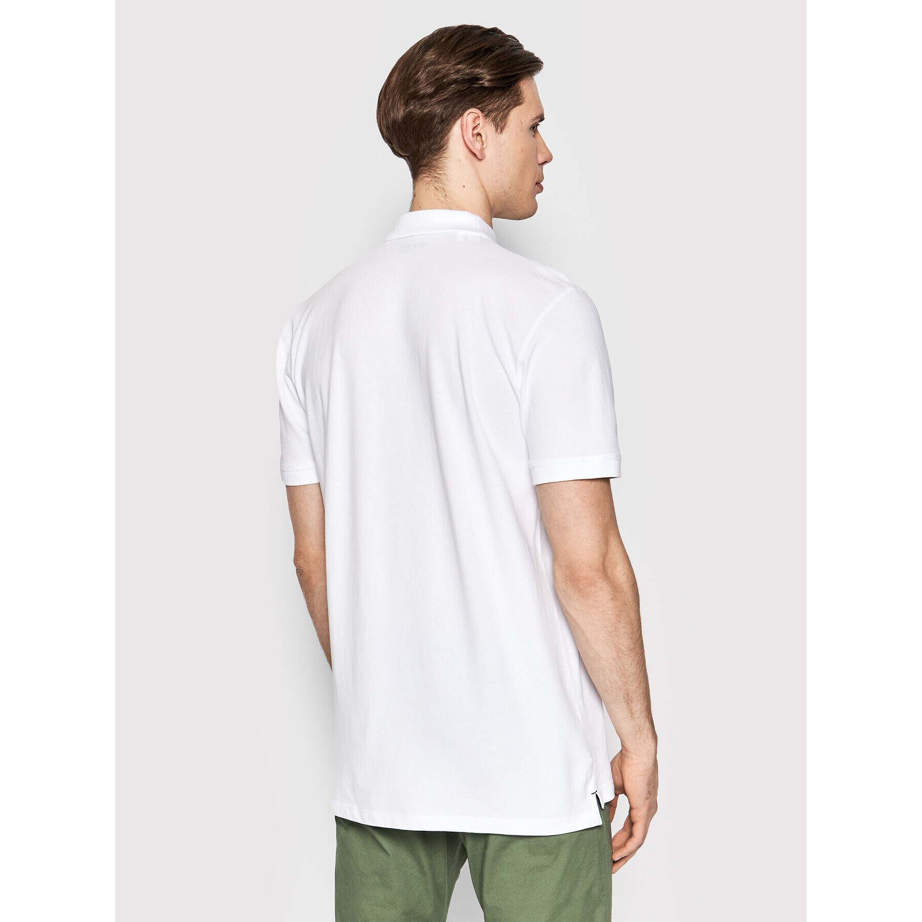 Selected Homme Polokošile Aze 16082840 Bílá Regular Fit - Pepit.cz