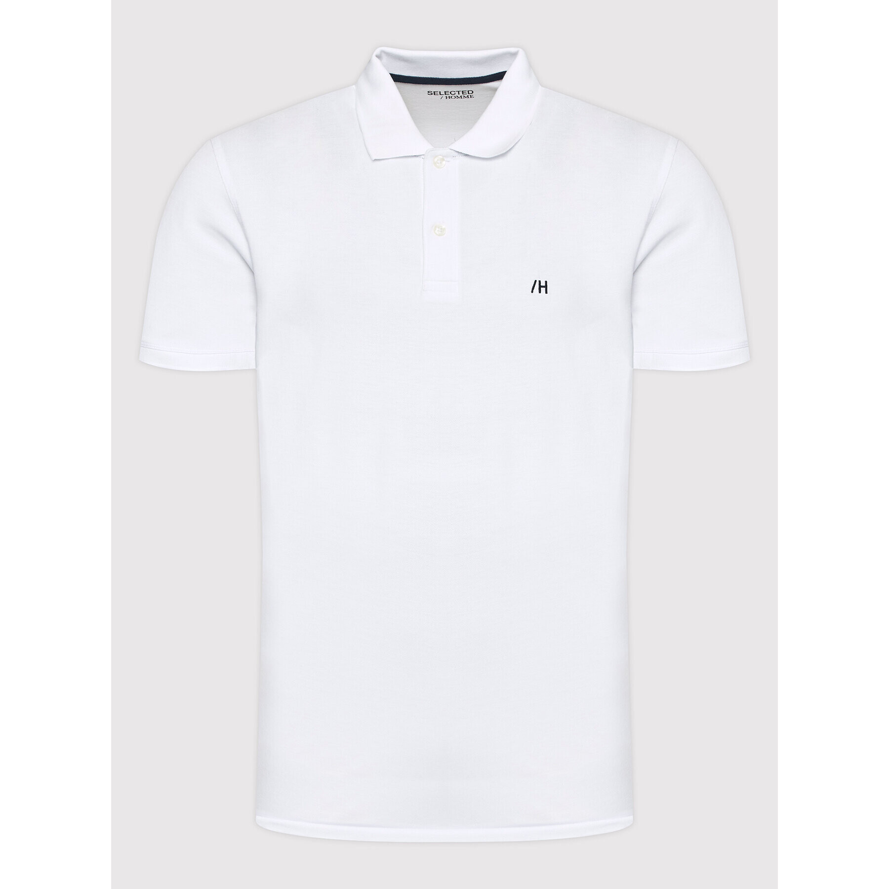 Selected Homme Polokošile Aze 16082840 Bílá Regular Fit - Pepit.cz