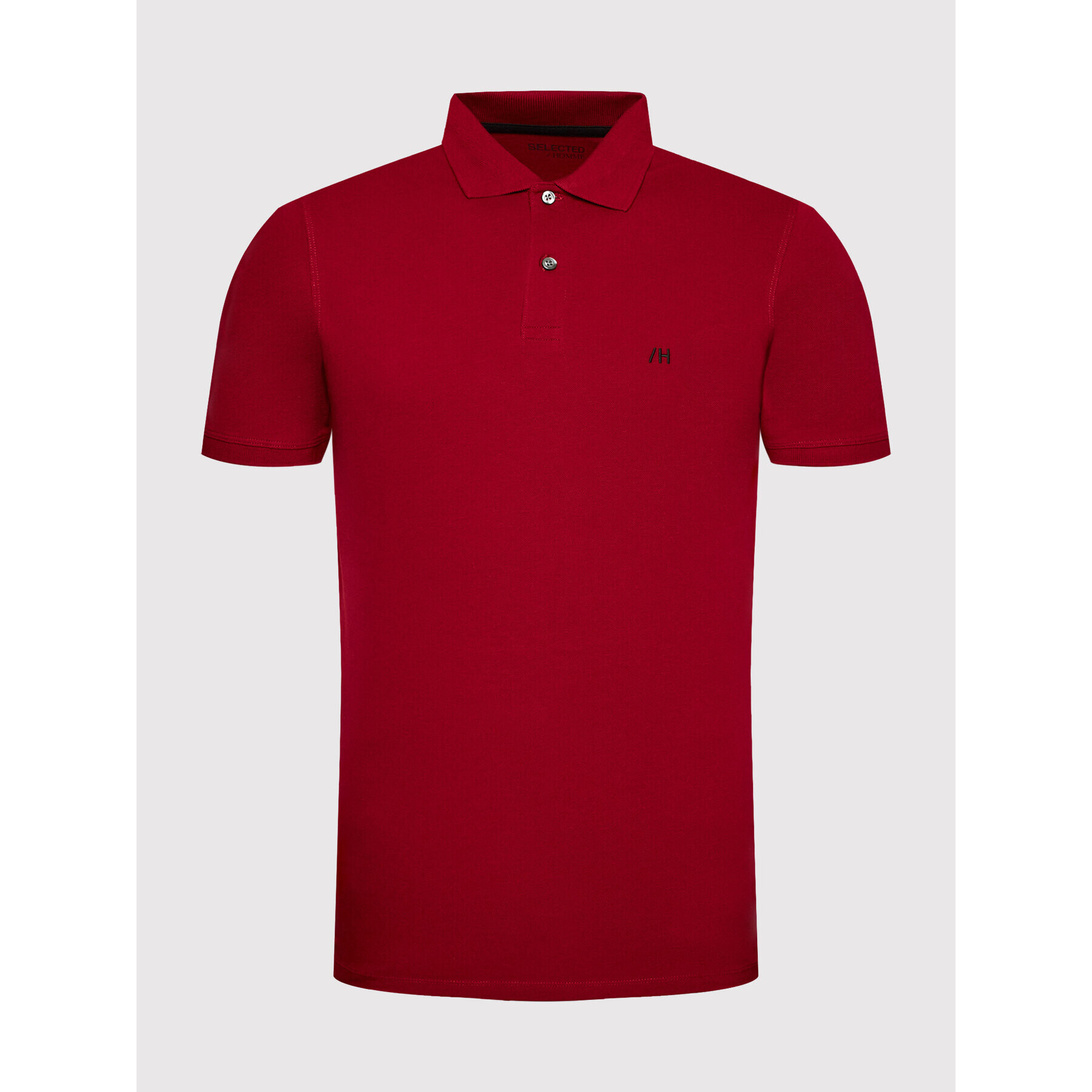 Selected Homme Polokošile Aze 16082840 Bordó Regular Fit - Pepit.cz