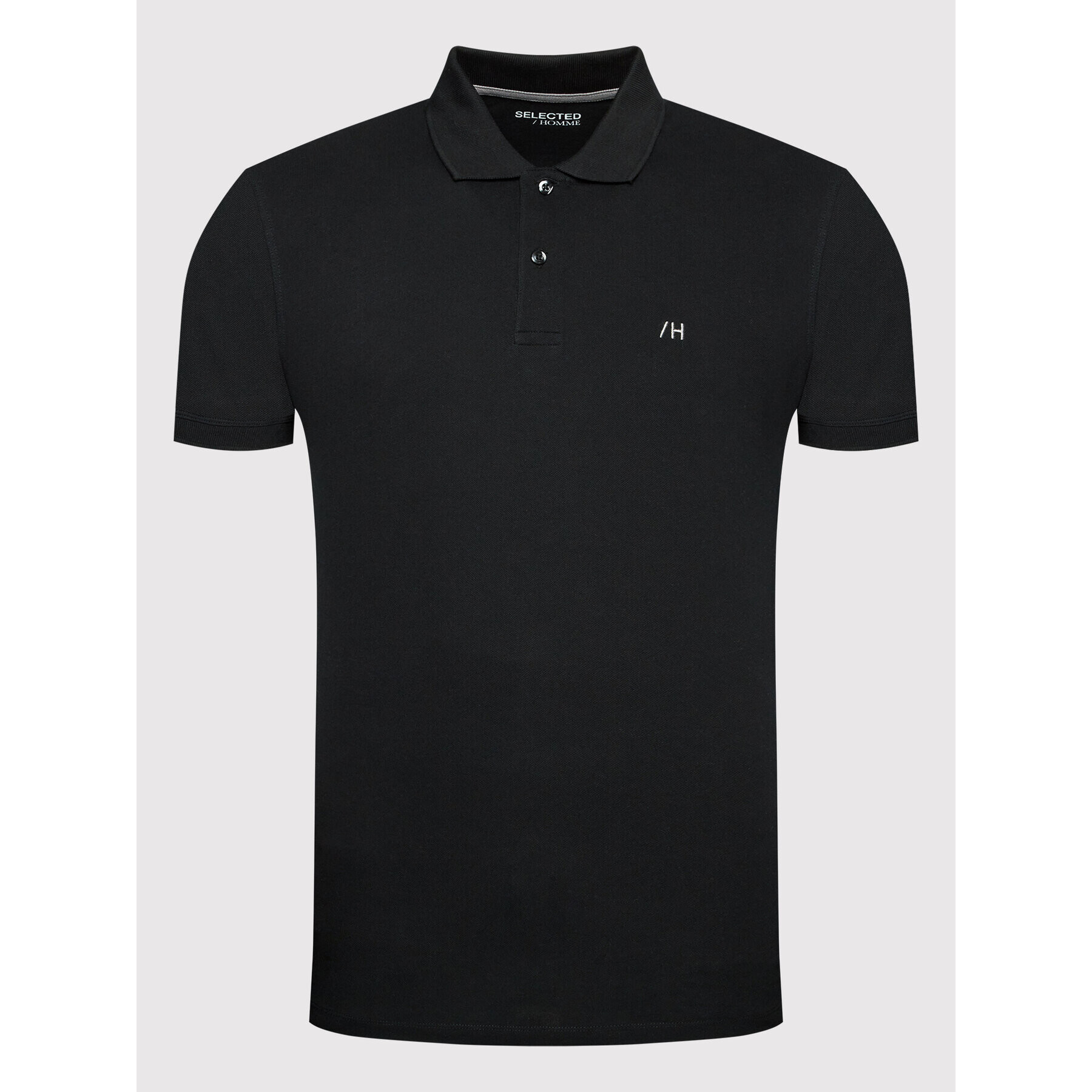 Selected Homme Polokošile Aze 16082840 Černá Regular Fit - Pepit.cz